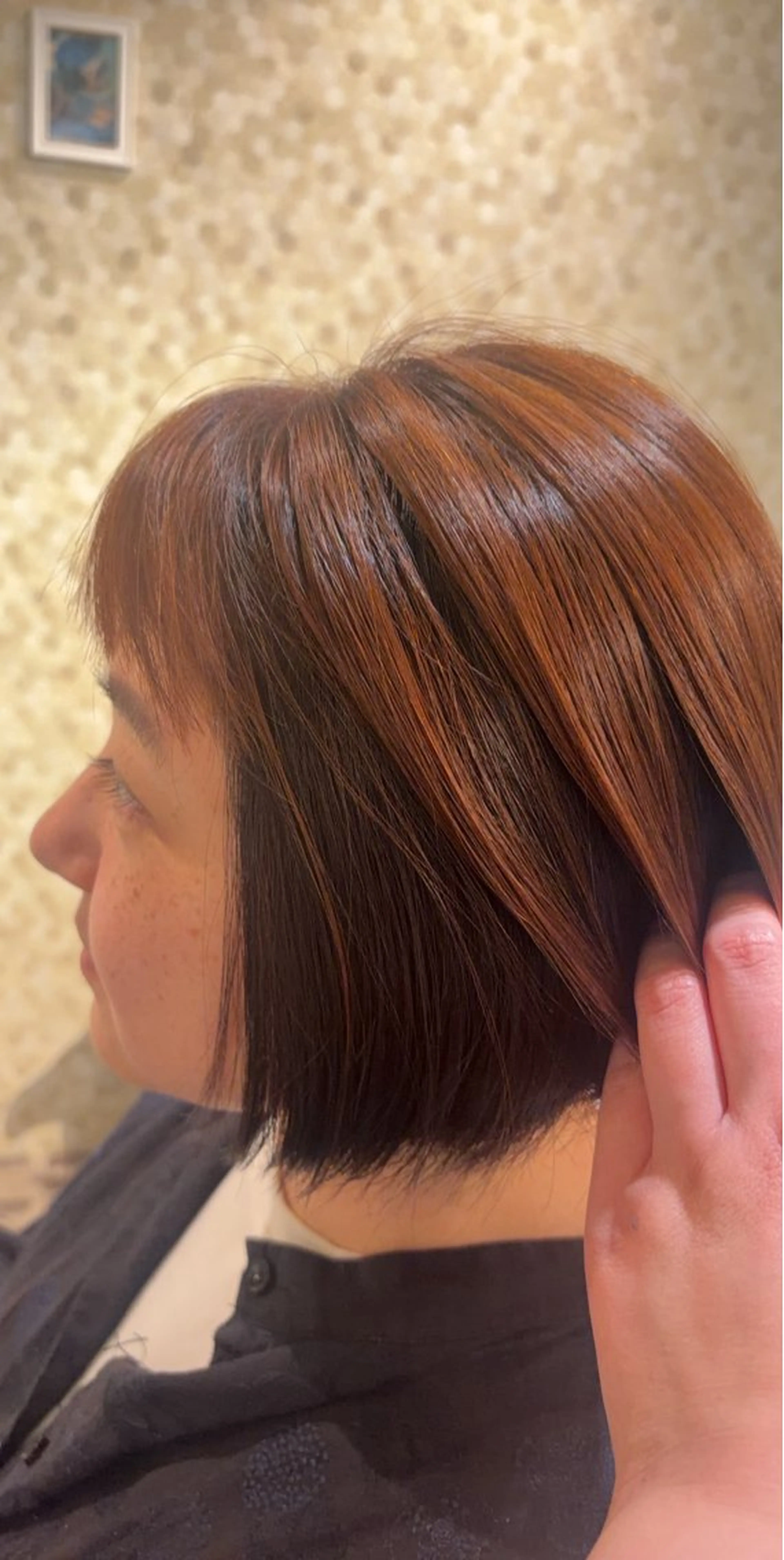 カラー ブリーチ 透明感カラー デザインカラー ブリーチなしカラー かさい さきのヘアスタイル