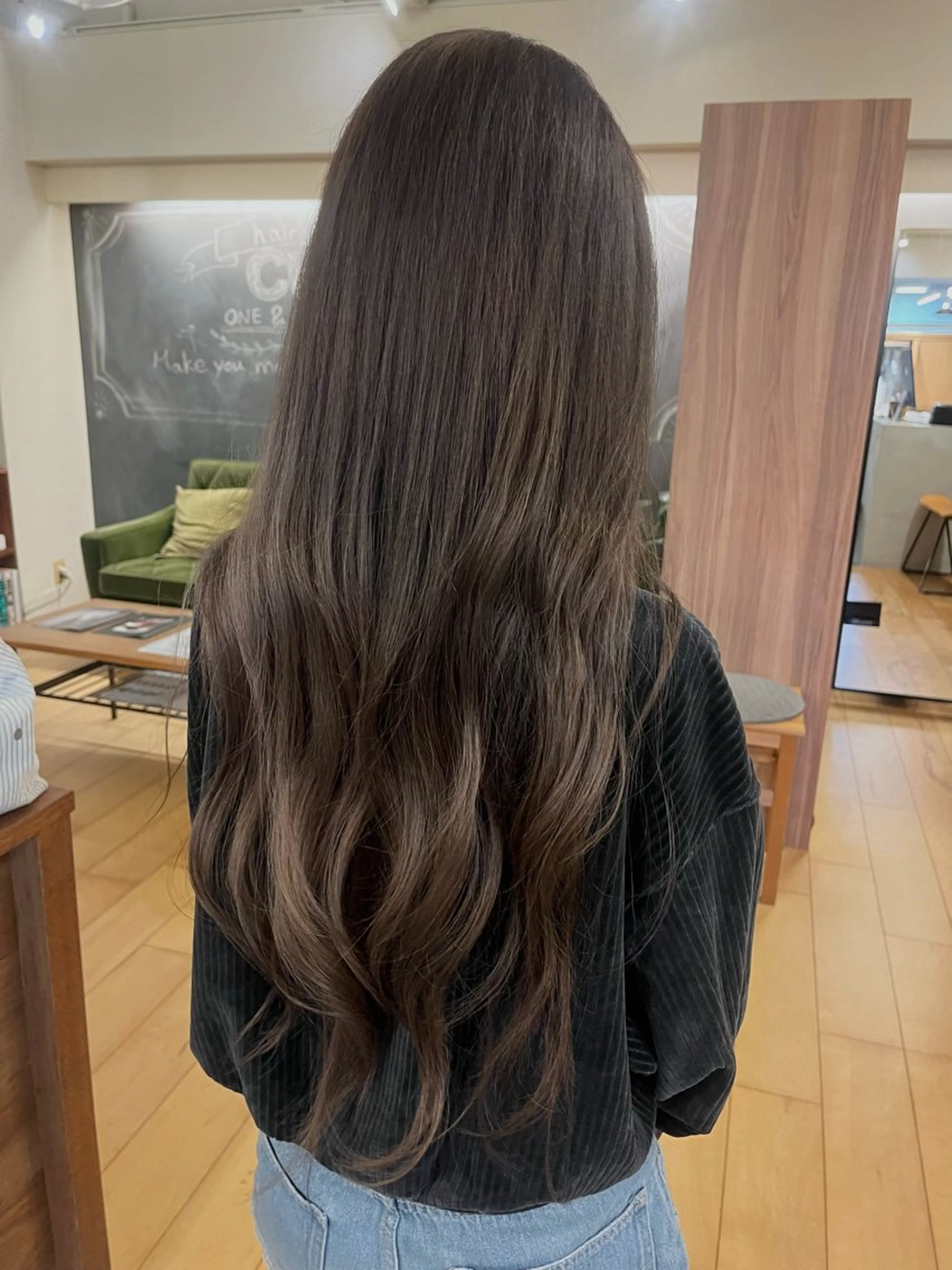 ロング カラー ベージュカラー ブラウンカラー ブラウンベージュ 透明感カラー CUEON./栁沼 光希のヘアスタイル