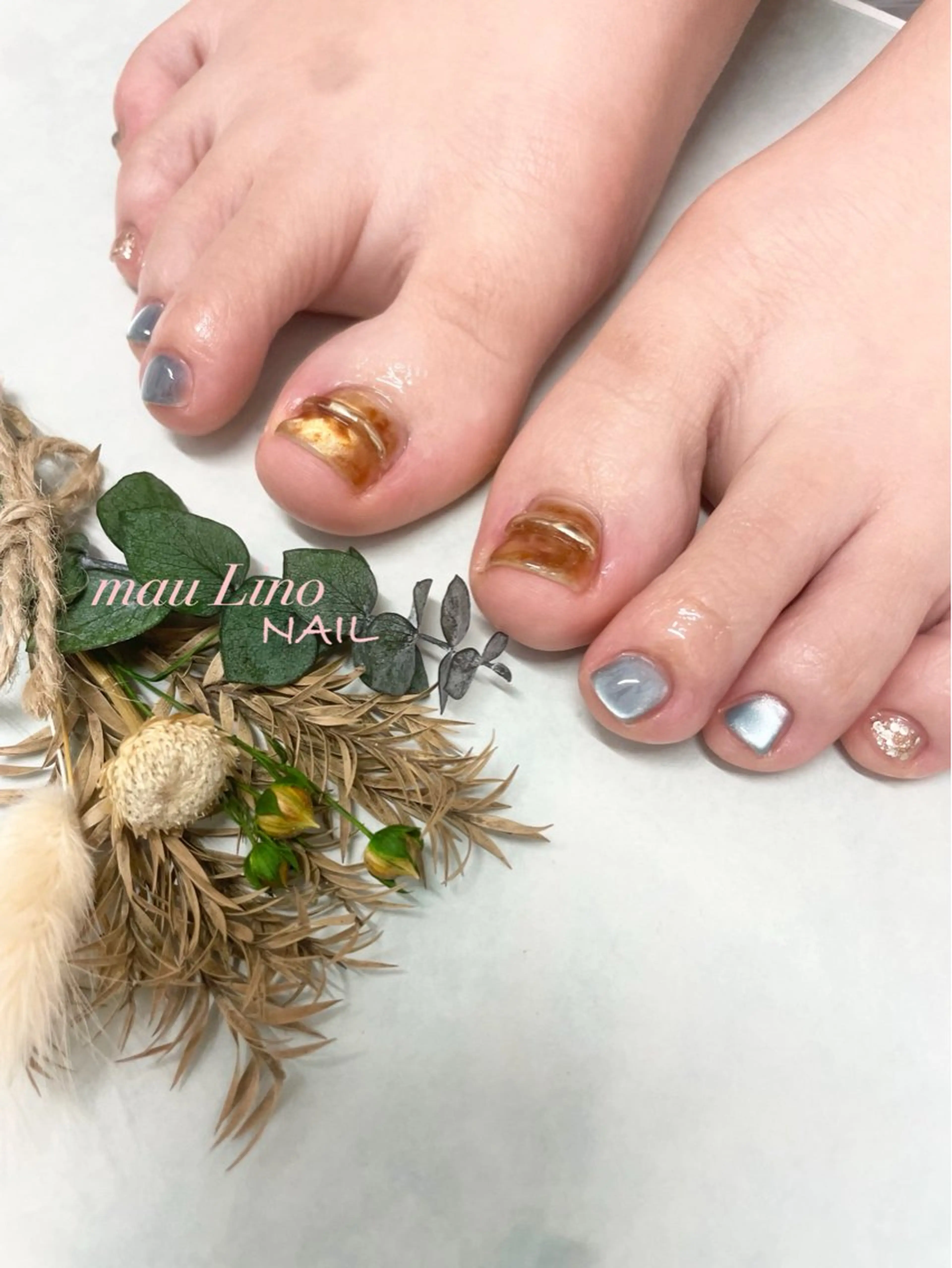 ネイル フットネイル GELo nail~#19~のネイルデザイン