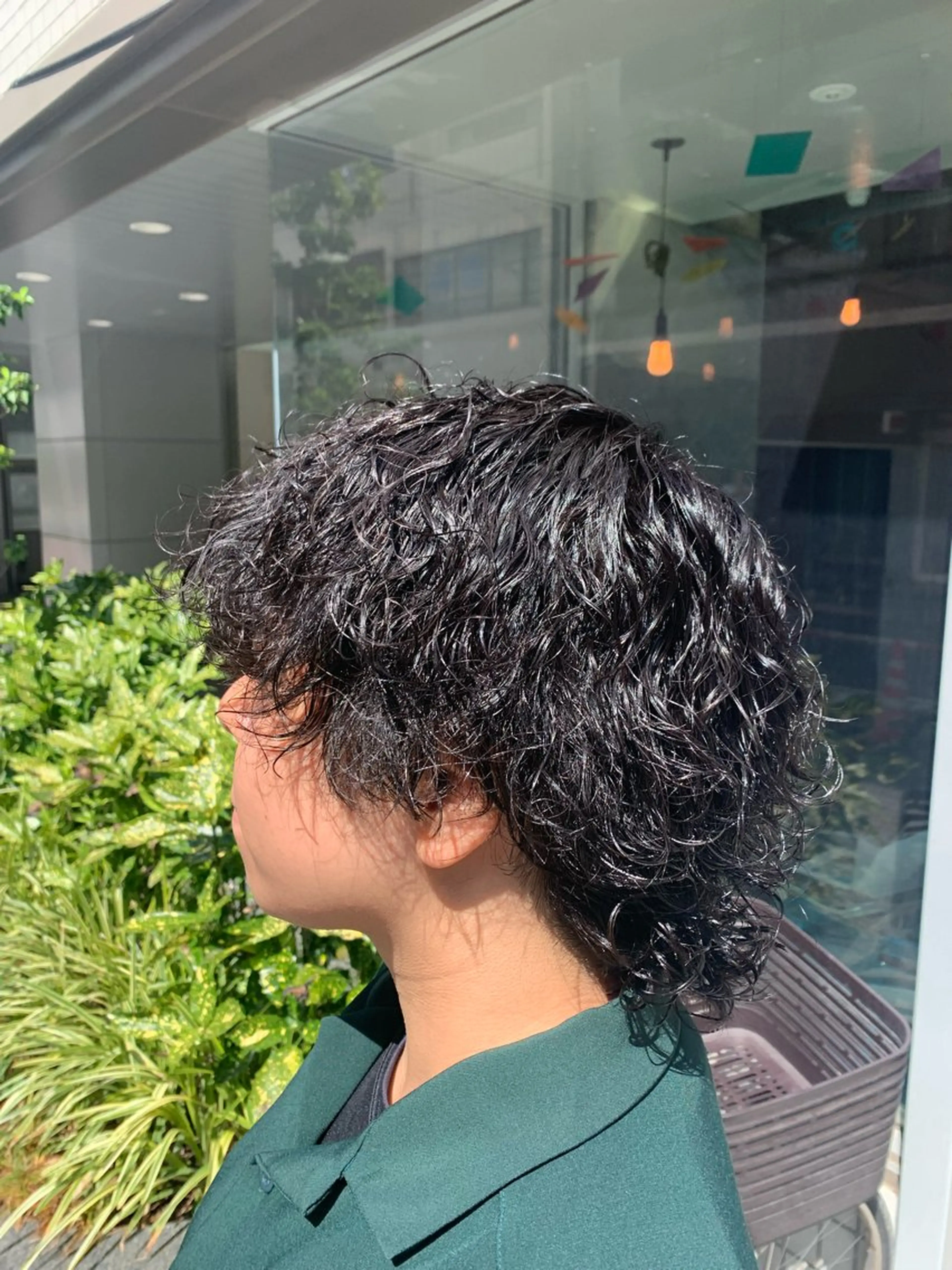 ショート メンズ メンズパーマ 波巻きパーマ メンズウルフカット ウルフカット メンズ/レイヤー/ 高田優のヘアスタイル