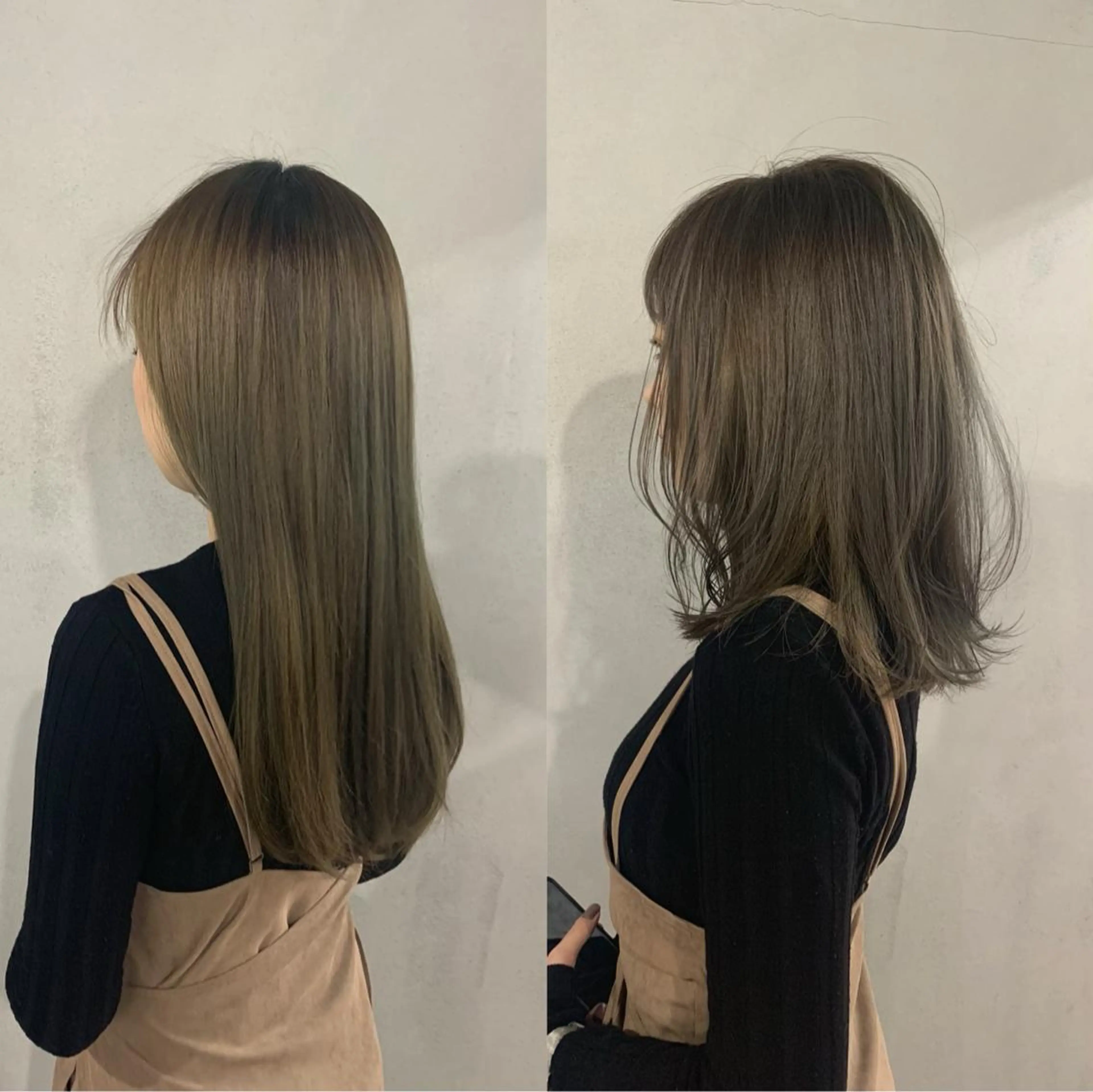 セミロング カラー レイヤーカット カット トリートメント #tag 稗田綾加のヘアスタイル