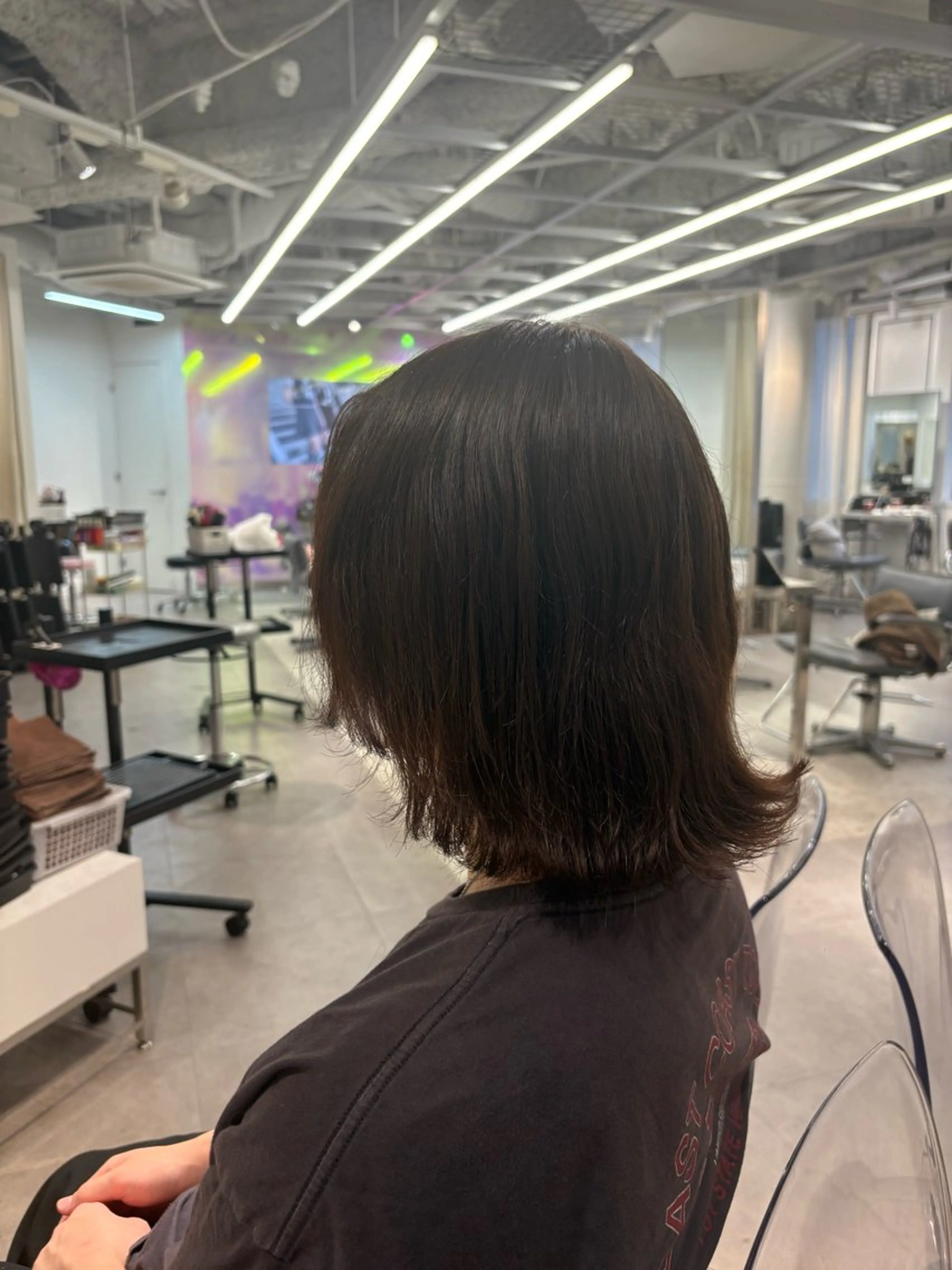 ショート カラー パーマ メンズ ヘアカラー モデル募集in渋谷 ソナのヘアスタイル