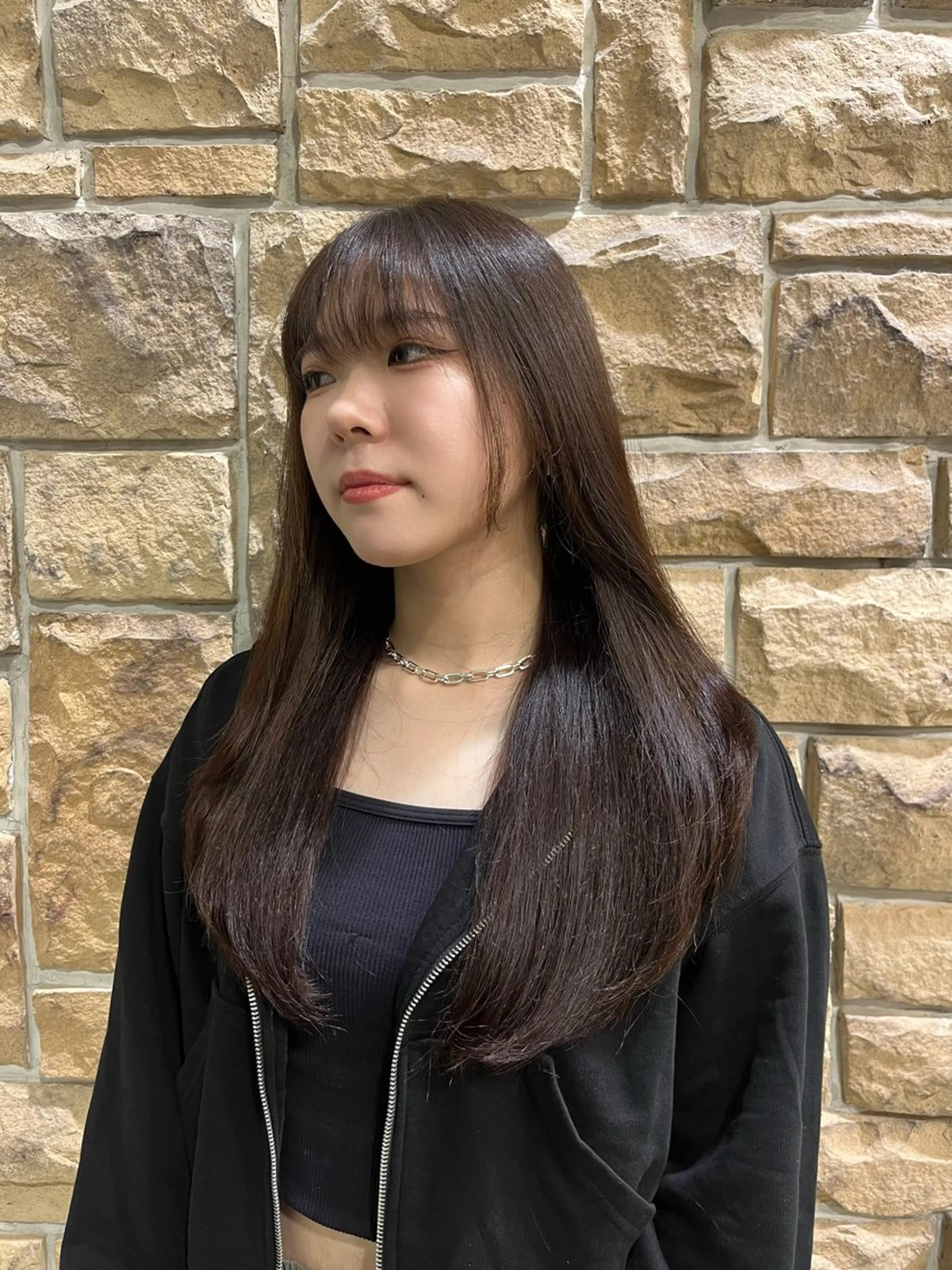 ロング カット トリートメント ヘアセット/透明感 カラー/あんりんのヘアスタイル