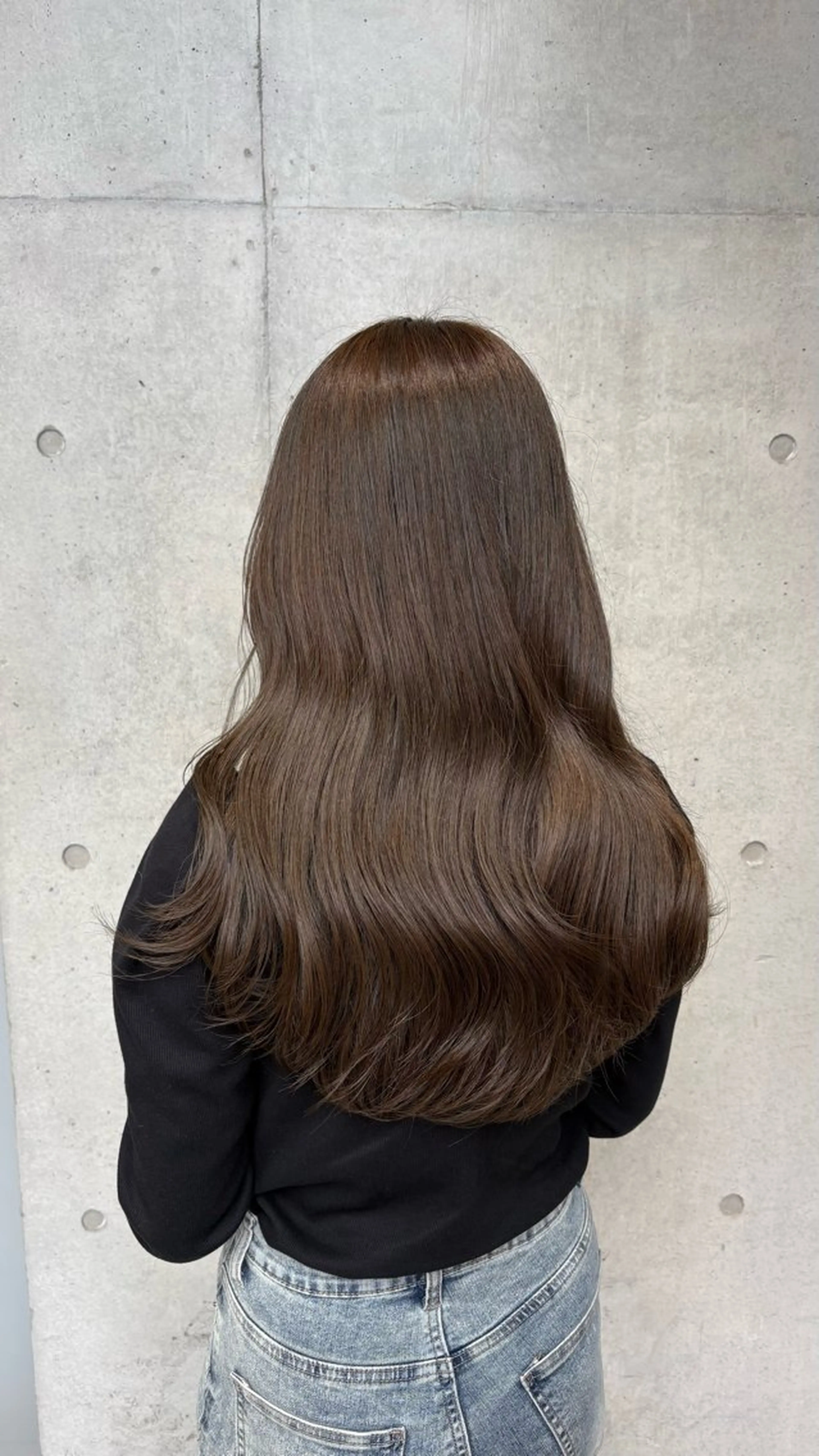 ロング カラー パーマ ヘアアレンジ メンズ ベージュカラー オリーブベージュ 🍀︎Reika 🍀のヘアスタイル