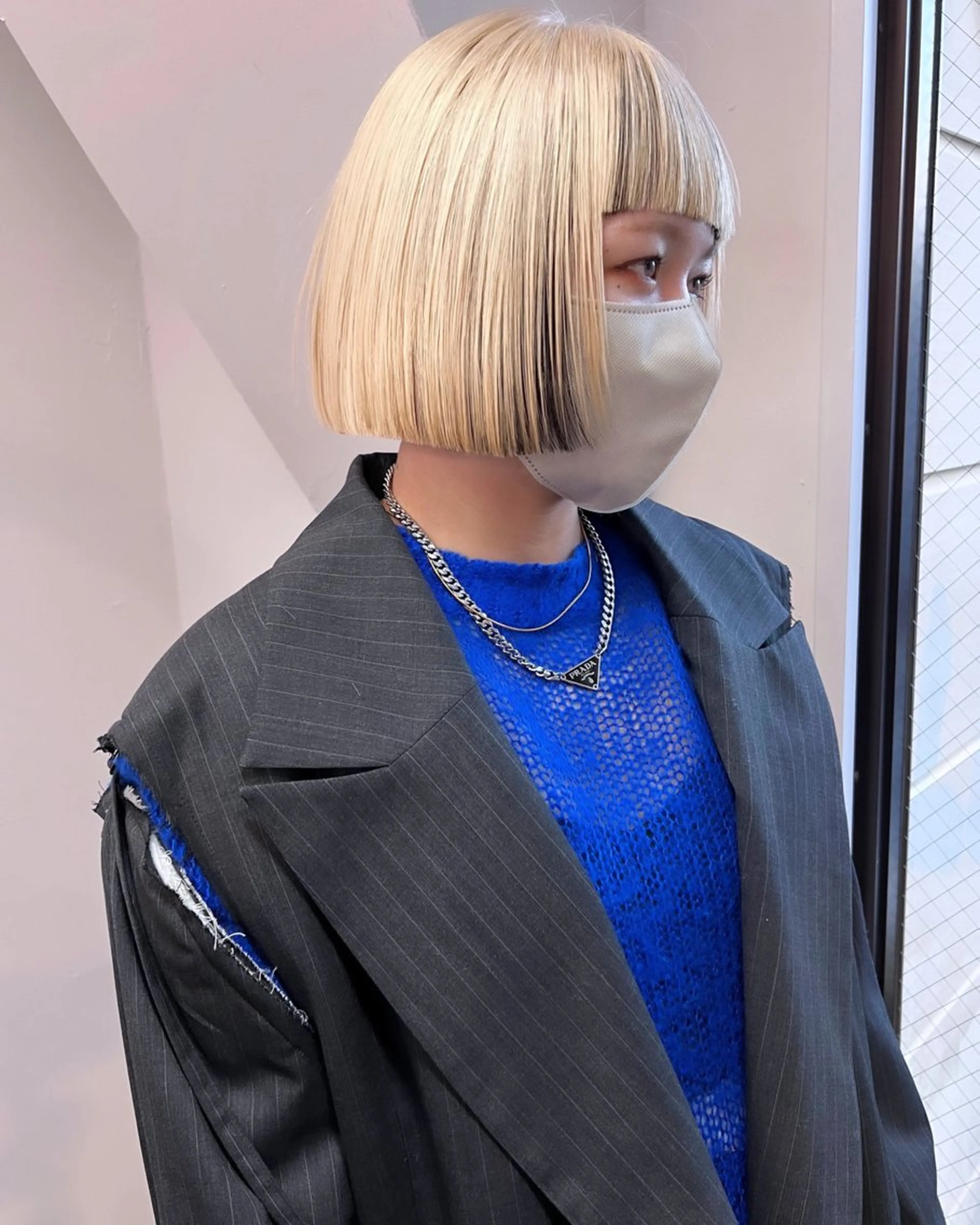 ショート カラー ブリーチ ブロンド ダブルカラー ハイトーンカラー ボブ 🧡色落ちまで2度綺 麗なカラー🧡ヨシキのヘアスタイル