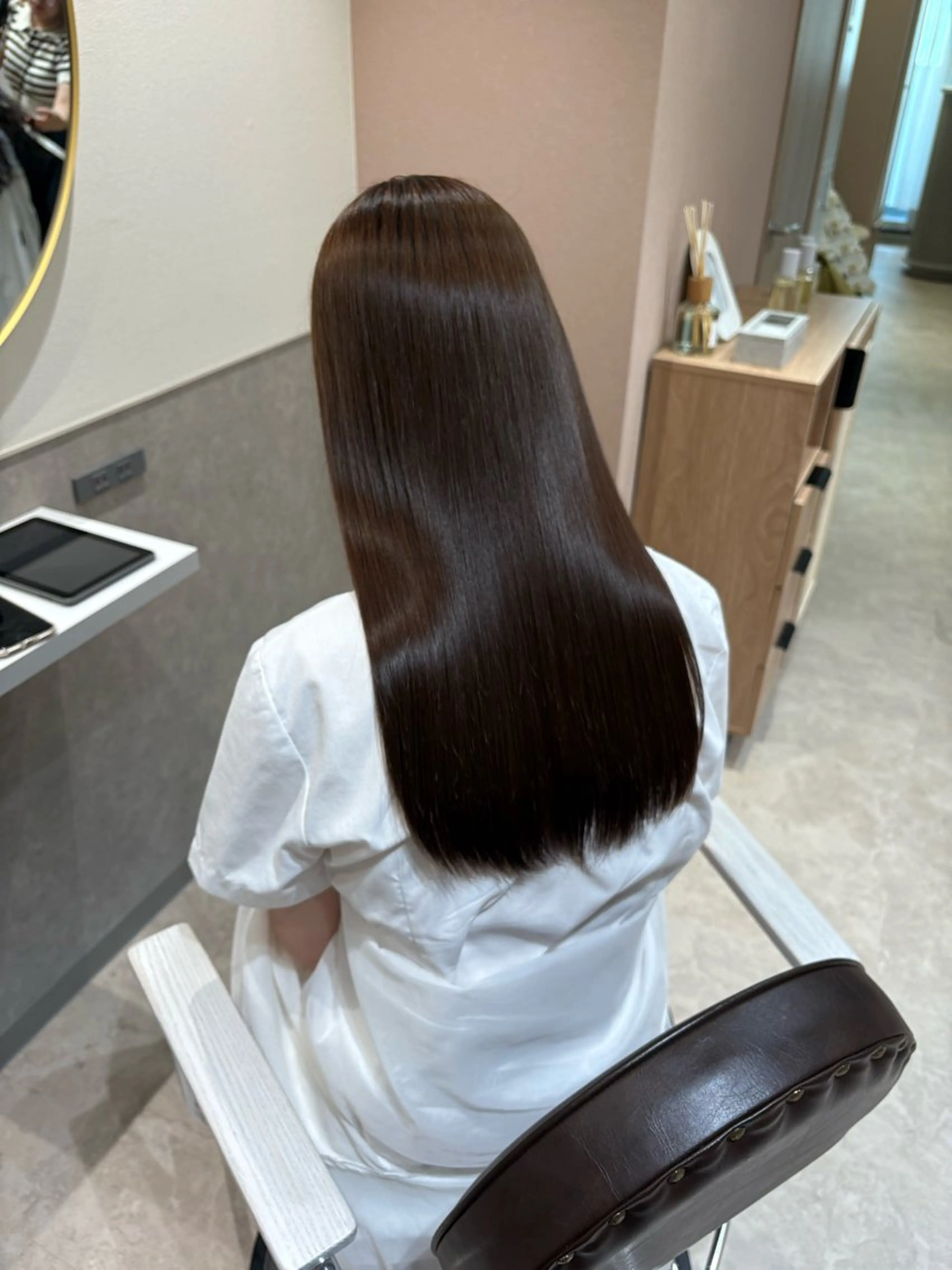 ロング カラー 髪質改善 トリートメント 銀座No.1髪質改善 縮毛矯正/本木のヘアスタイル