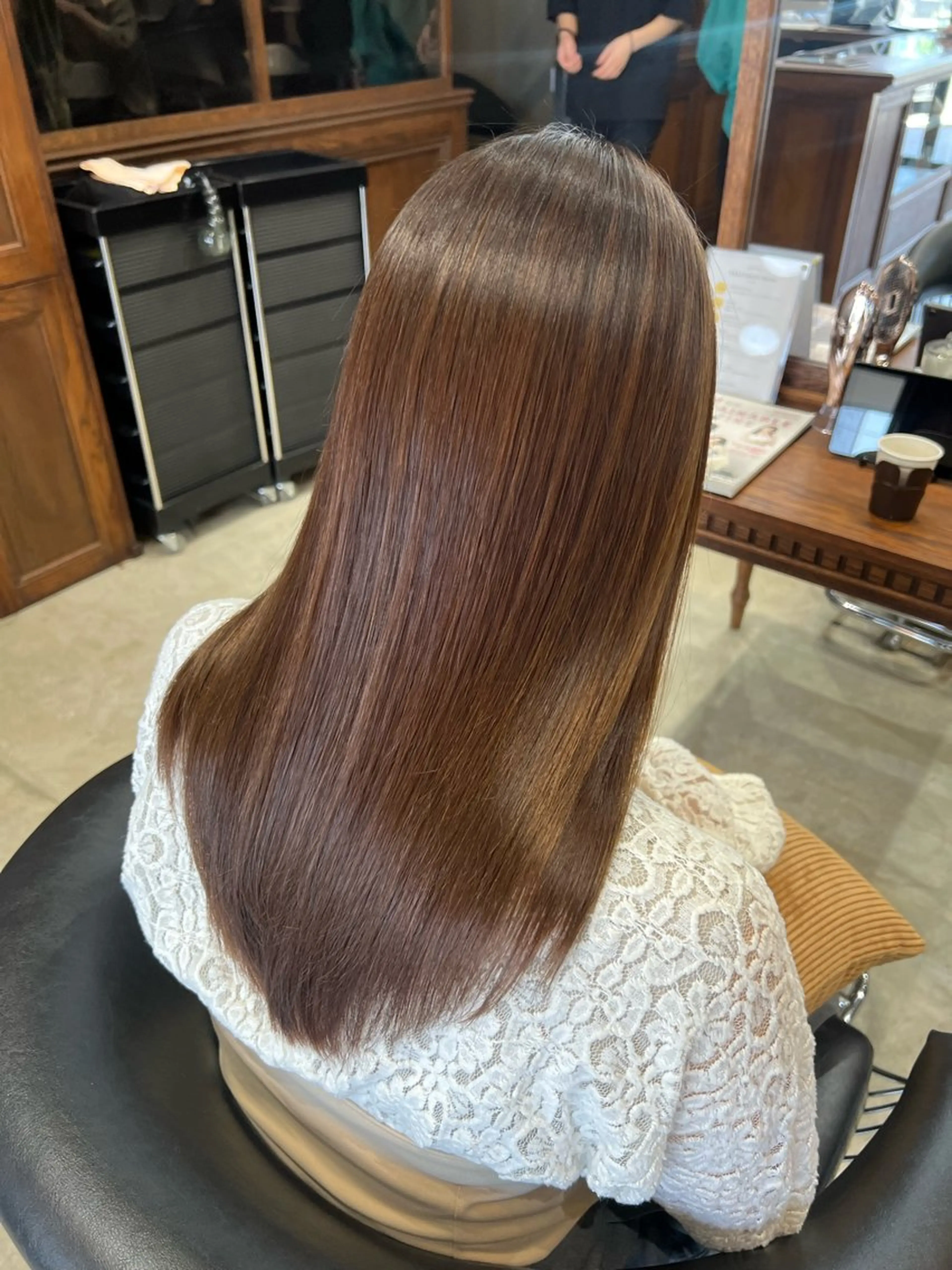 ロング 縮毛矯正/レイヤー 松田空優哉のヘアスタイル