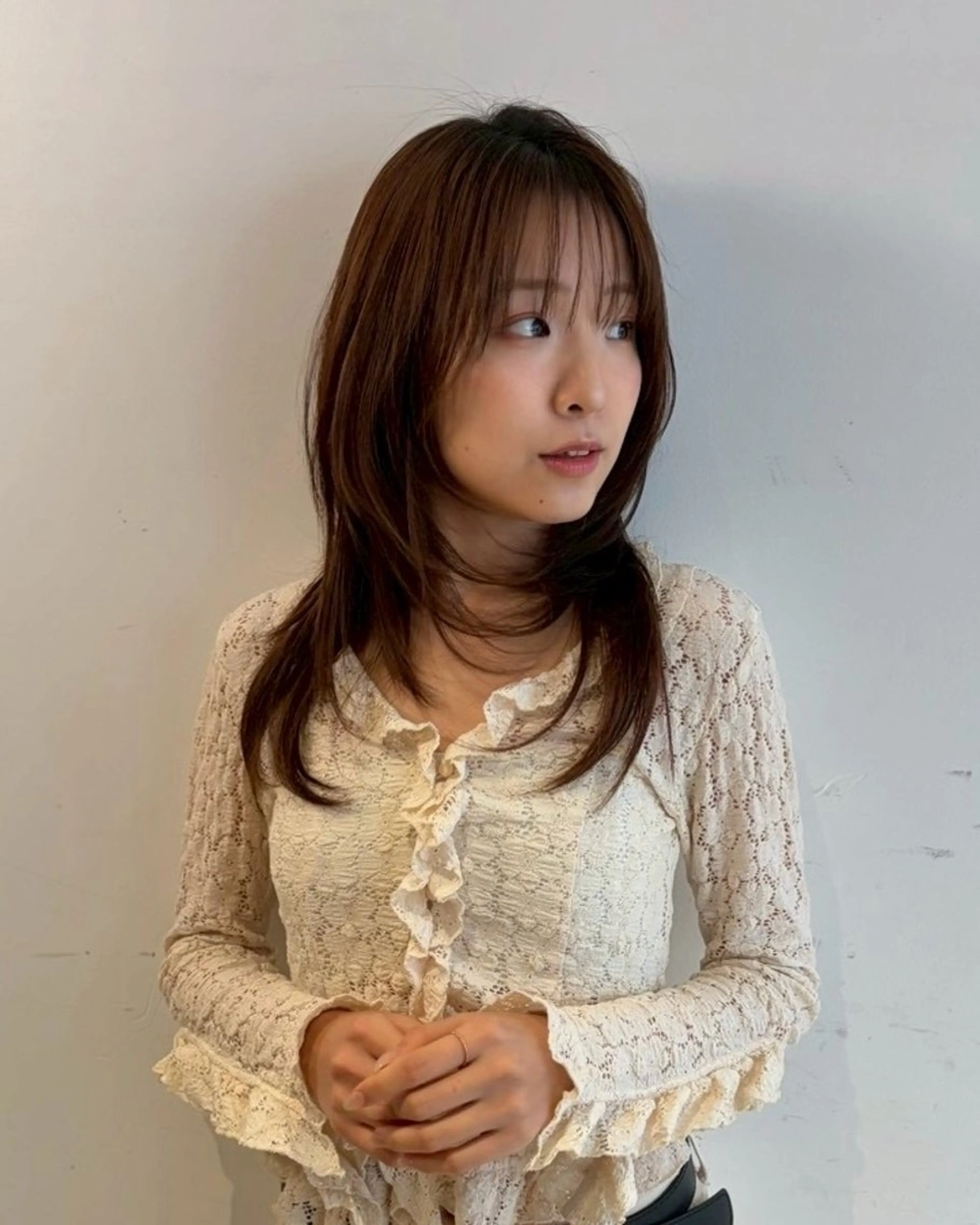 ロング ハッシュカット レイヤーカット カット ヘアカラー レイヤー特化🪽 yuka【高円寺】のヘアスタイル
