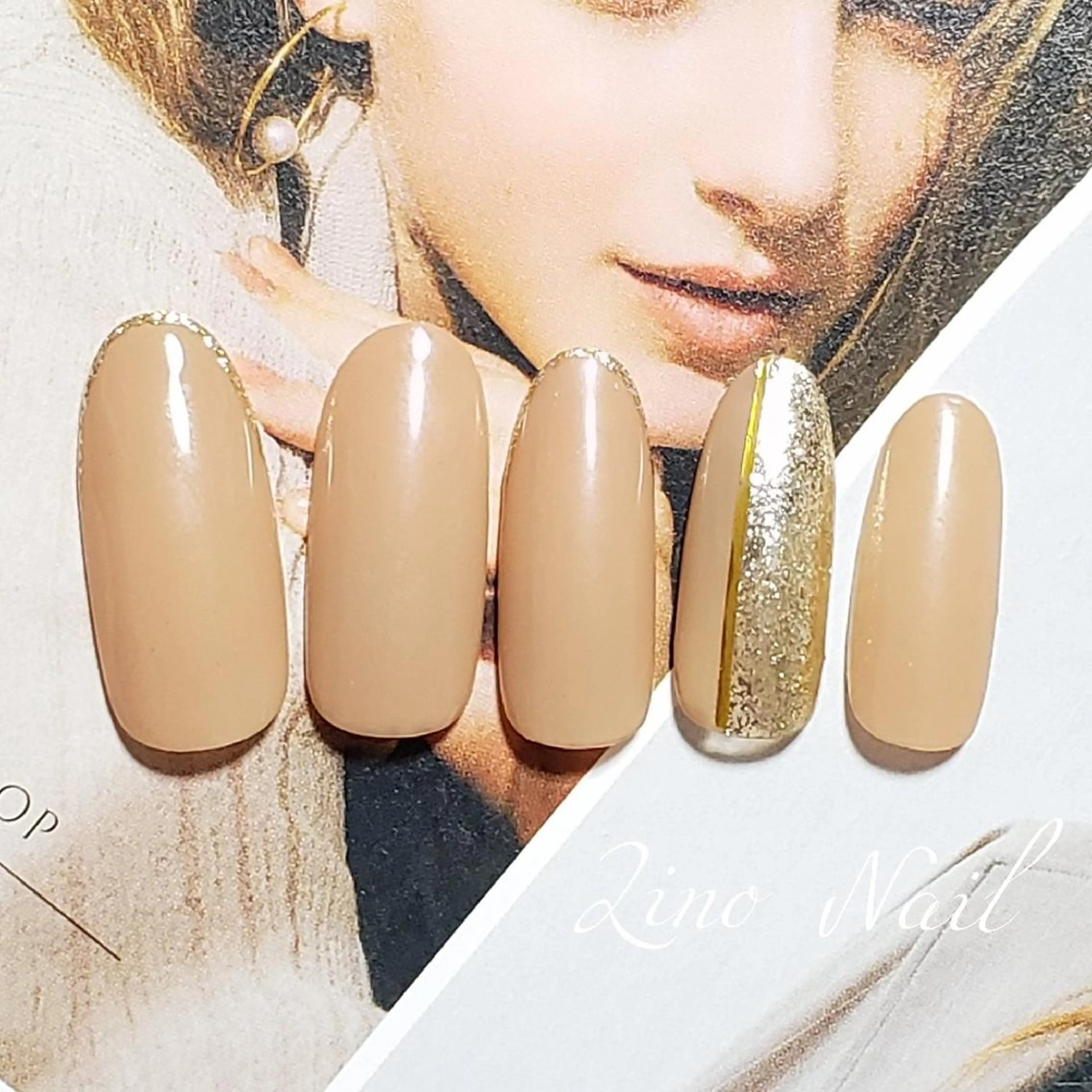 ネイル ジェルネイル キラキラネイル パラジェル シンプルネイル Lino Nailのネイルデザイン