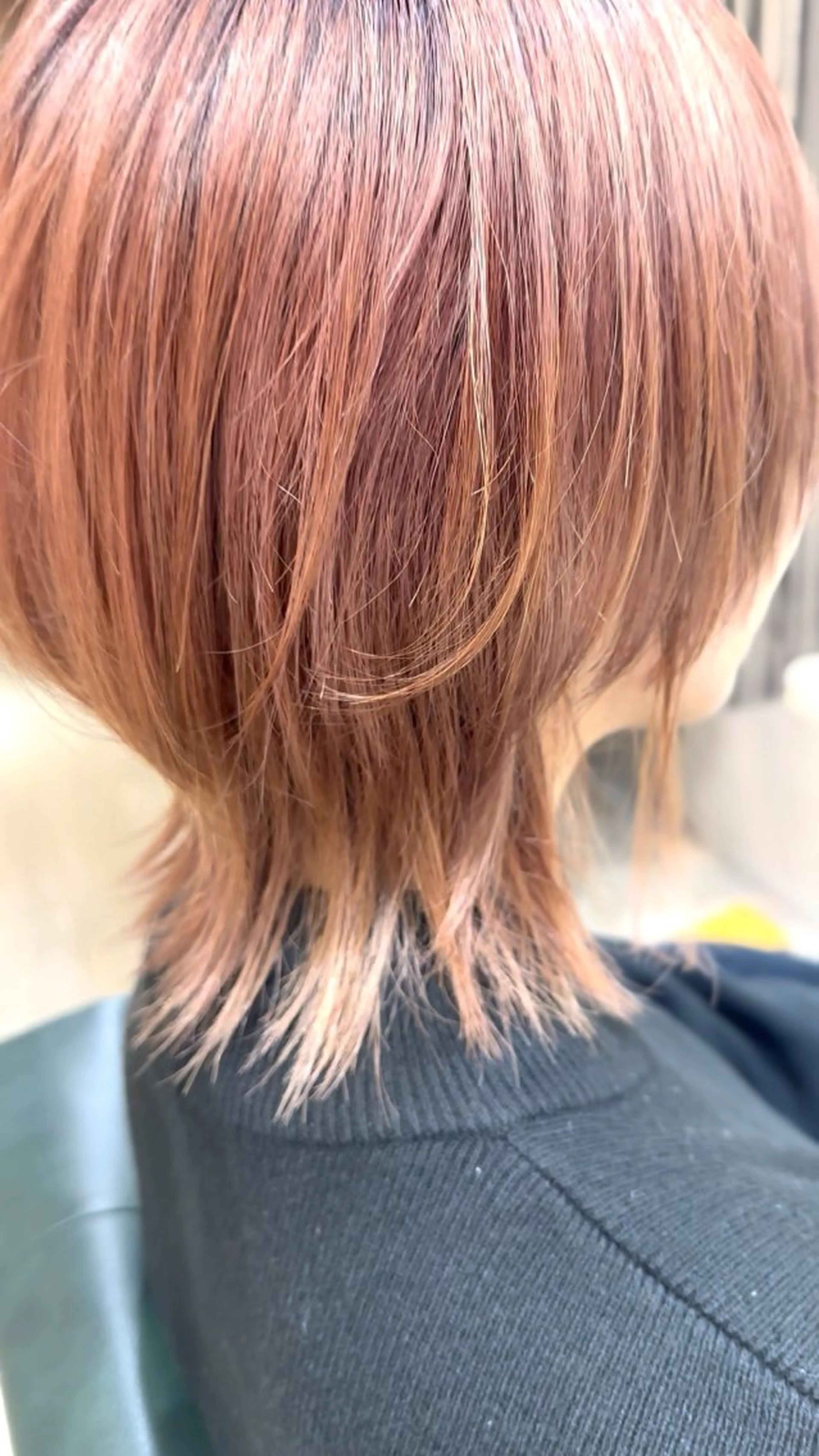 ミディアム ウルフカット 坂 直樹のヘアスタイル