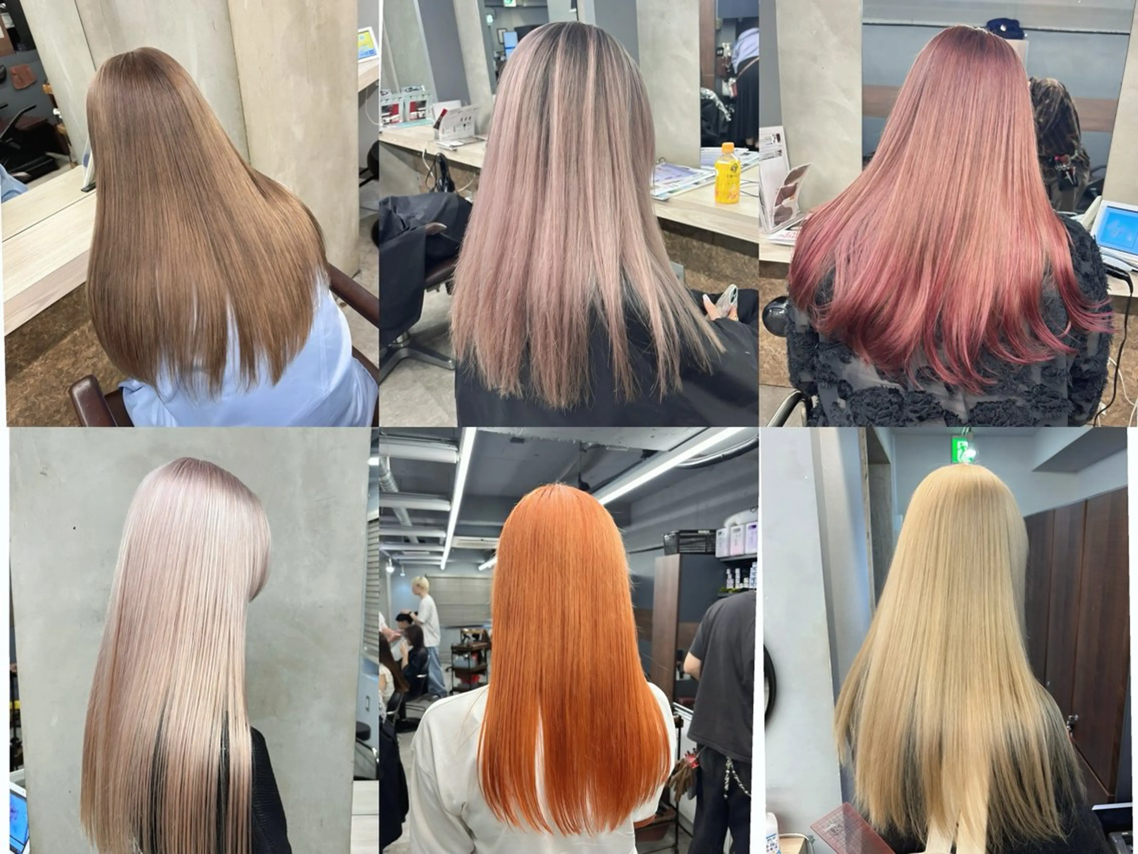 ロング カット ヘアカラー トリートメント teN+by ambleluxeのヘアスタイル