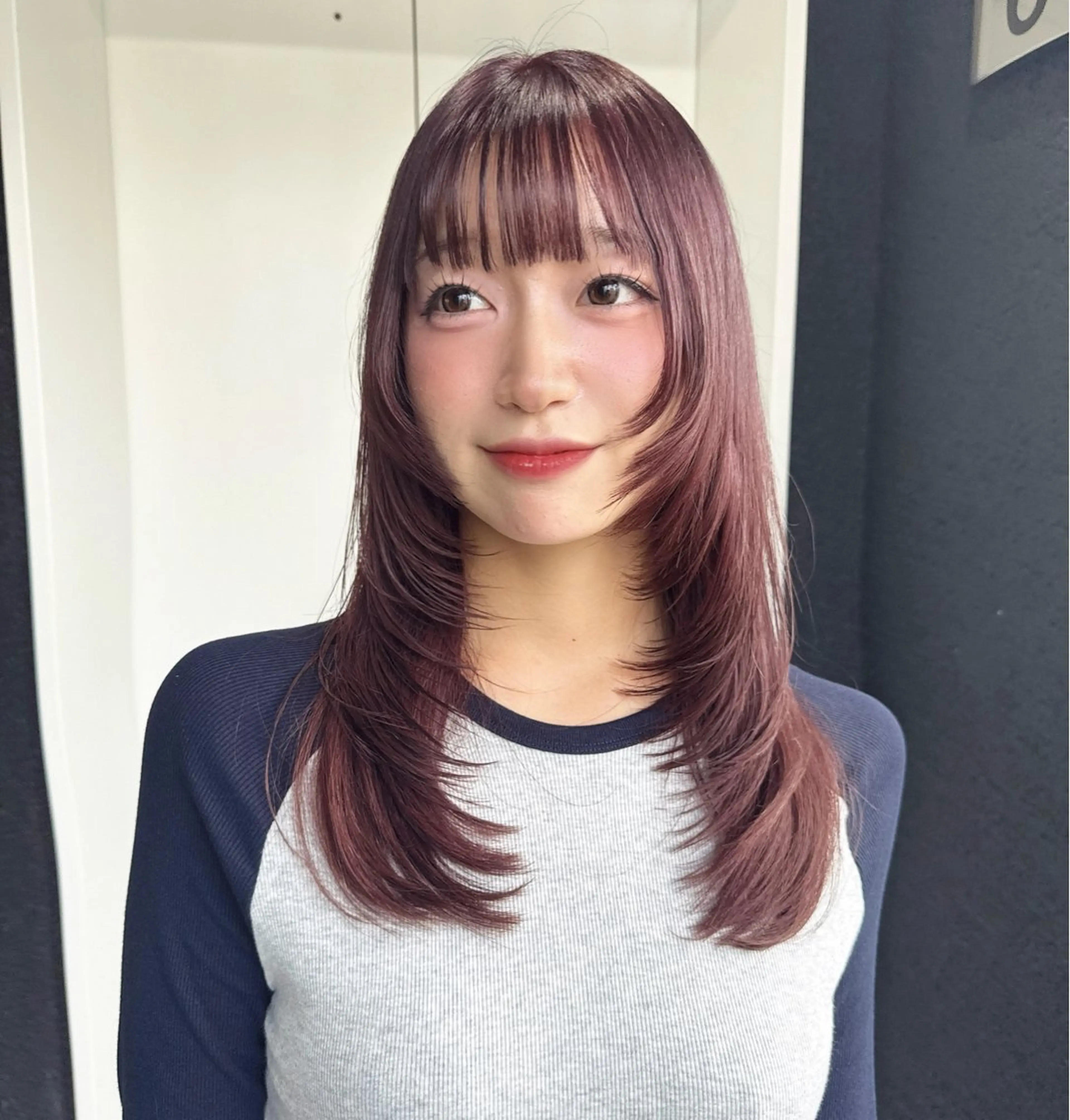 ロング カラー ヘアカラー 後藤 蓮のヘアスタイル