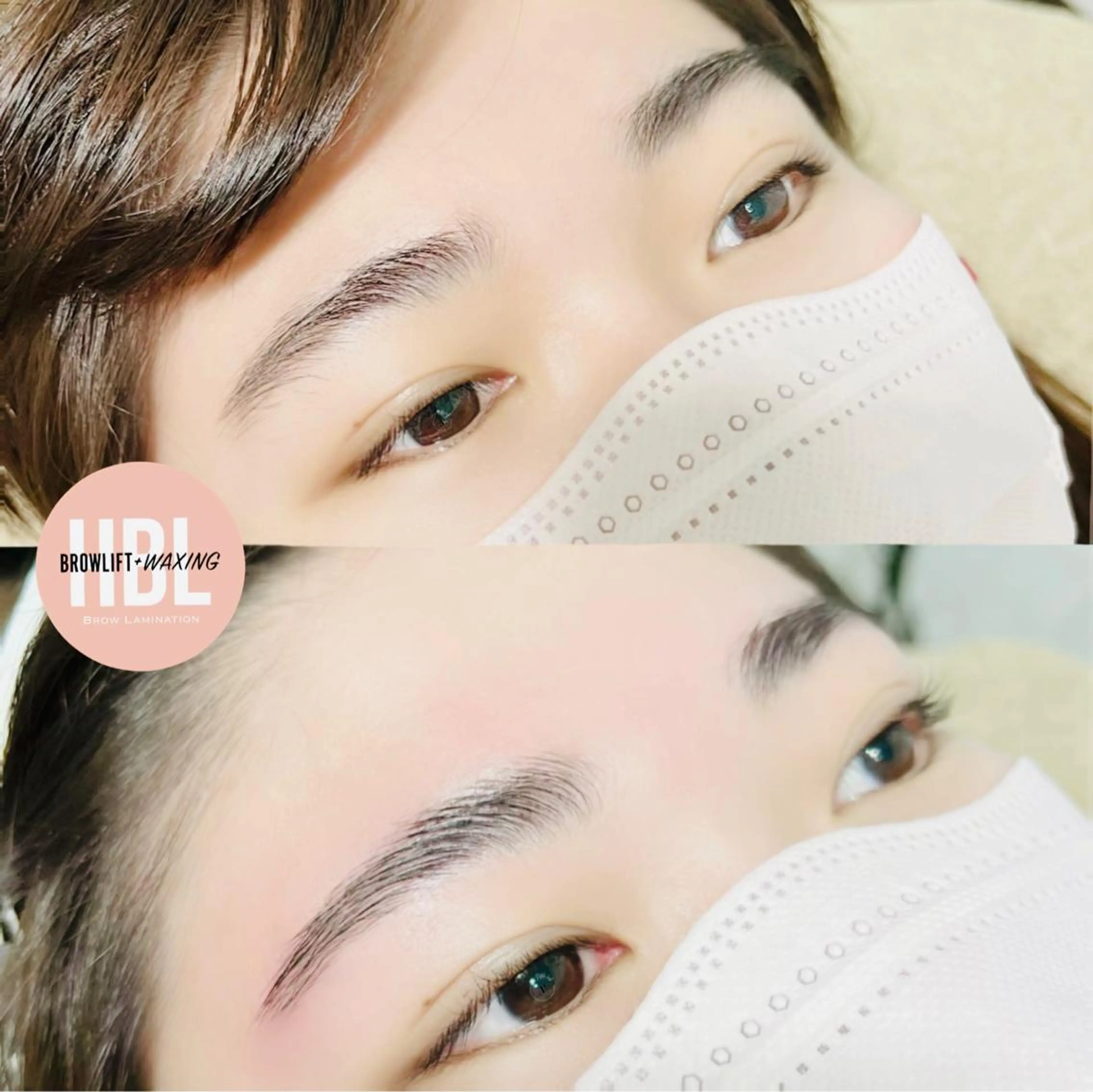 アイブロウ 眉カラー ハリウッドブロウリフト 眉毛ワックス脱毛 ワックス脱毛 その他(アイブロウ) eyelash presh yukaのマツエク・マツパデザイン