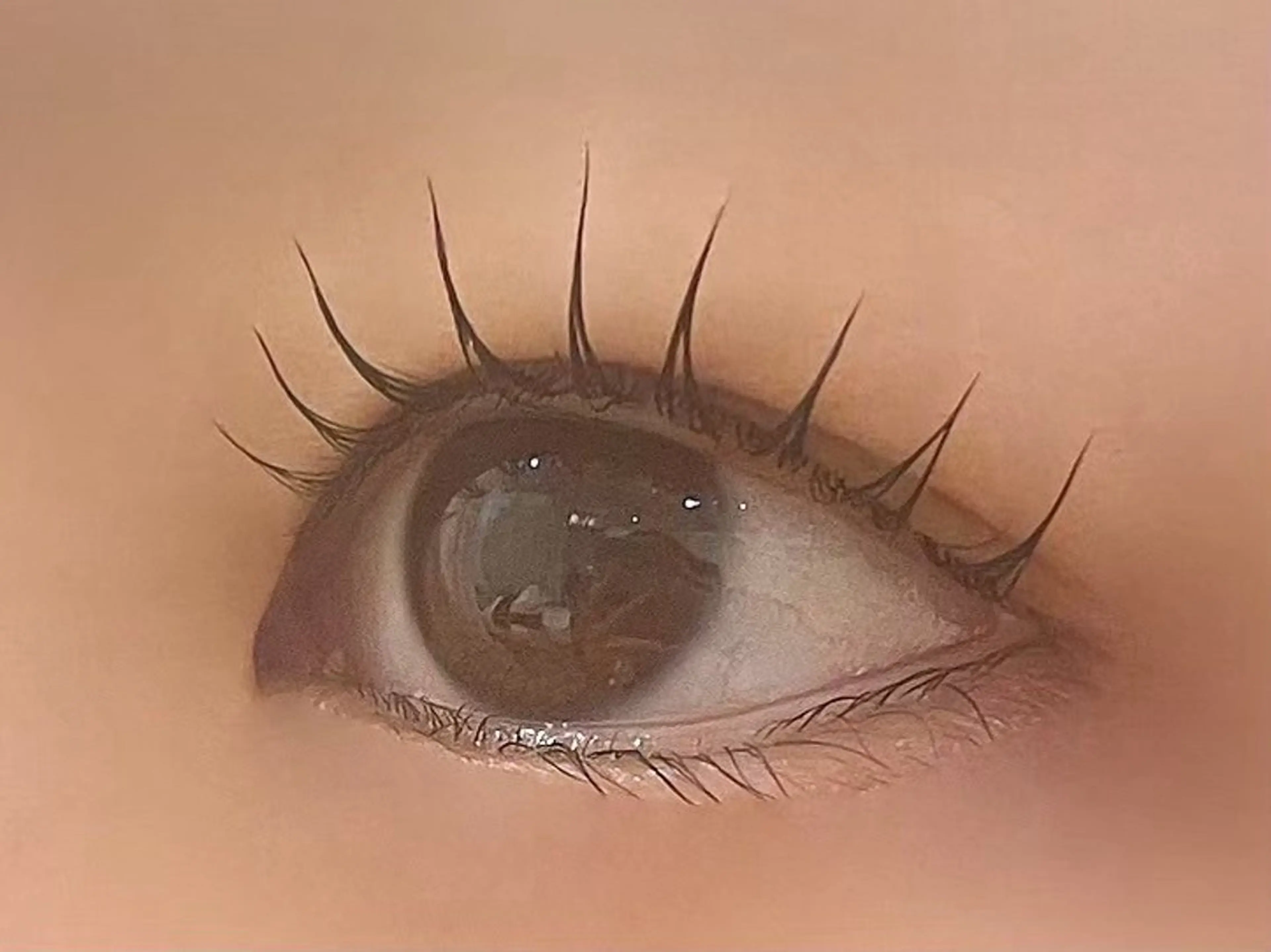 マツエク・マツパ 岡本葵子カットモデル ┊束感マツエクのマツエク・マツパデザイン