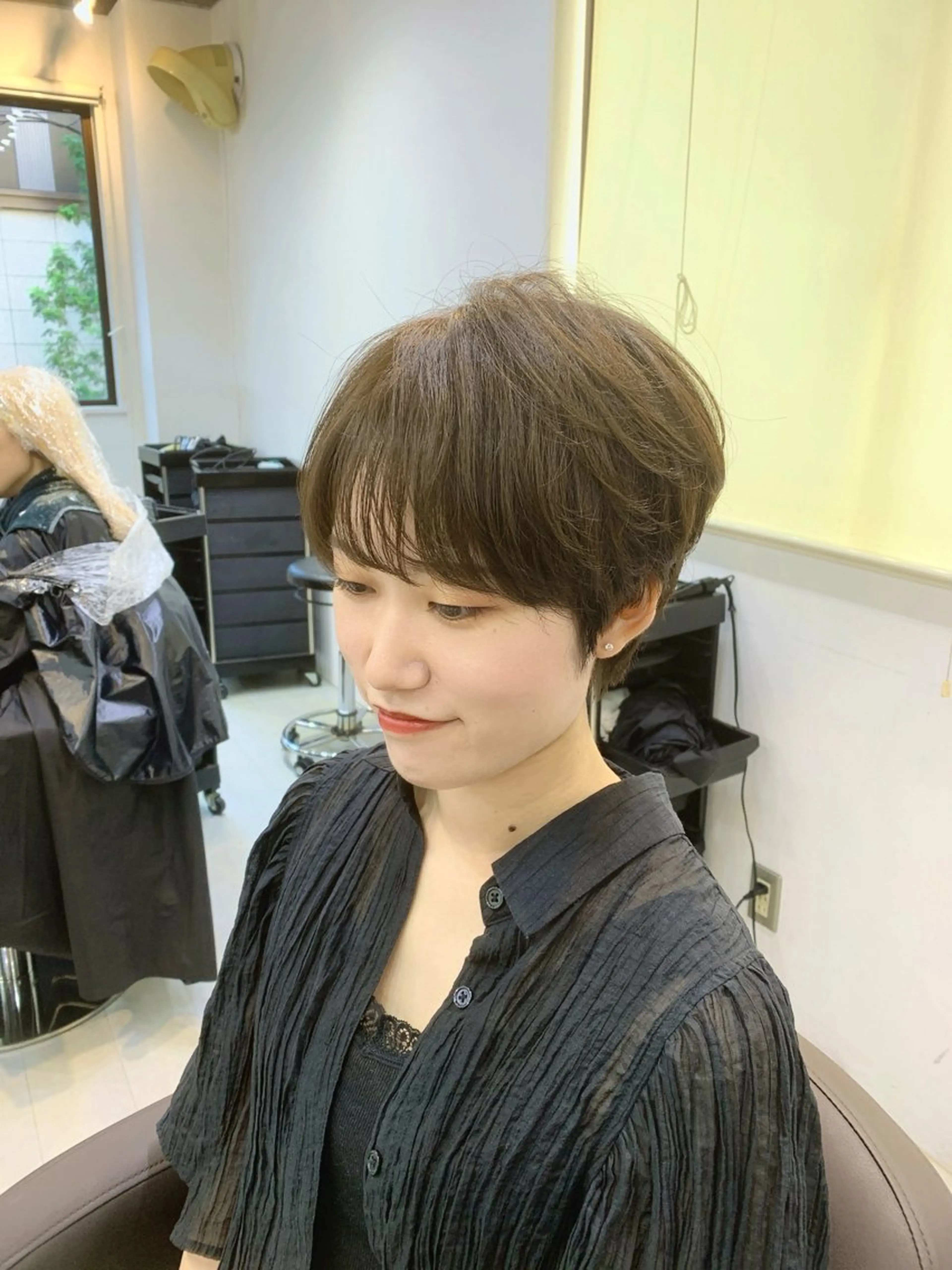 ショート カラー カット ヘアカラー トリートメント 前田 健太のヘアスタイル