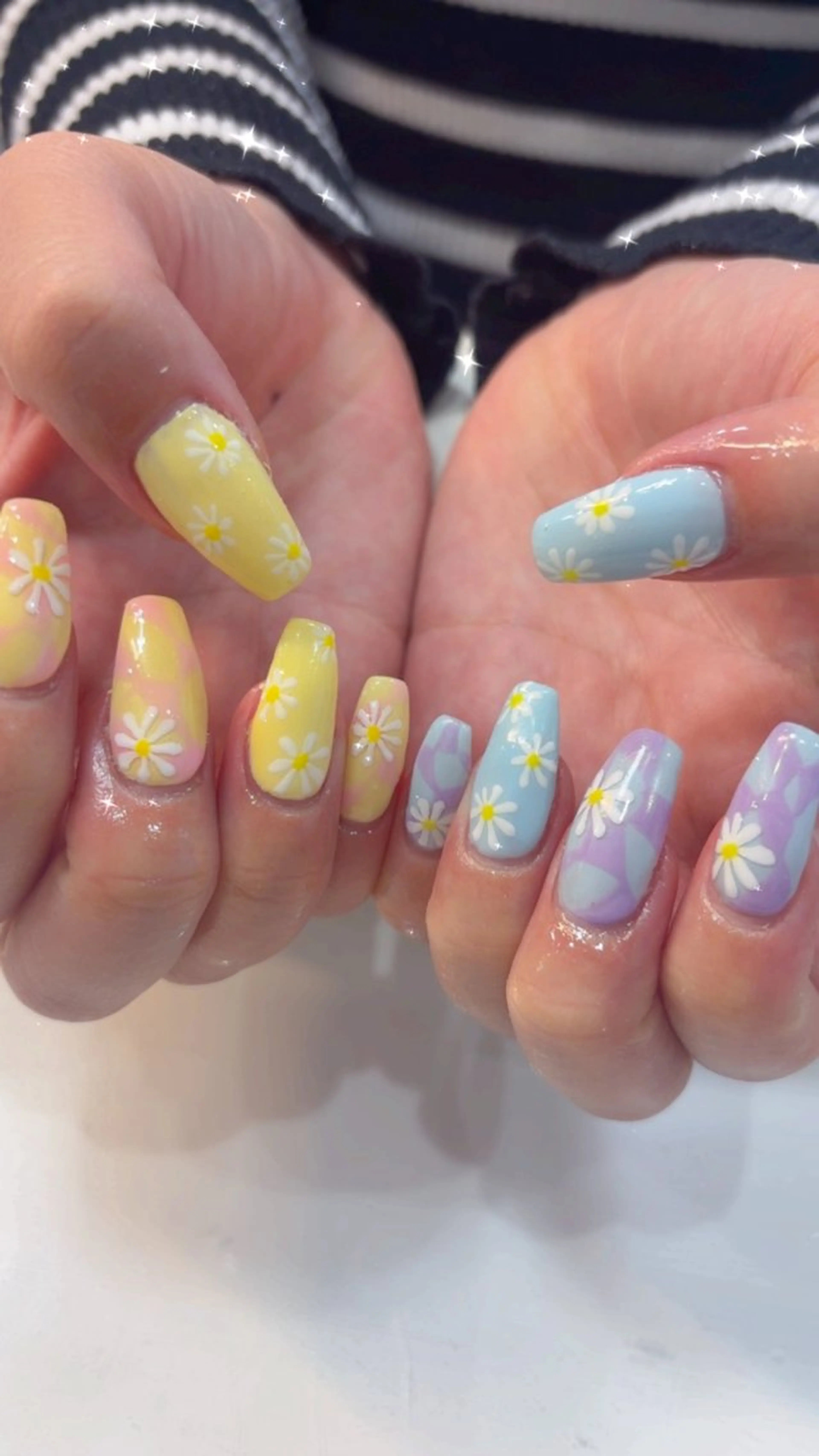 ネイル パステルネイル ハンドネイル 鶴橋wooone nail.rieのネイルデザイン