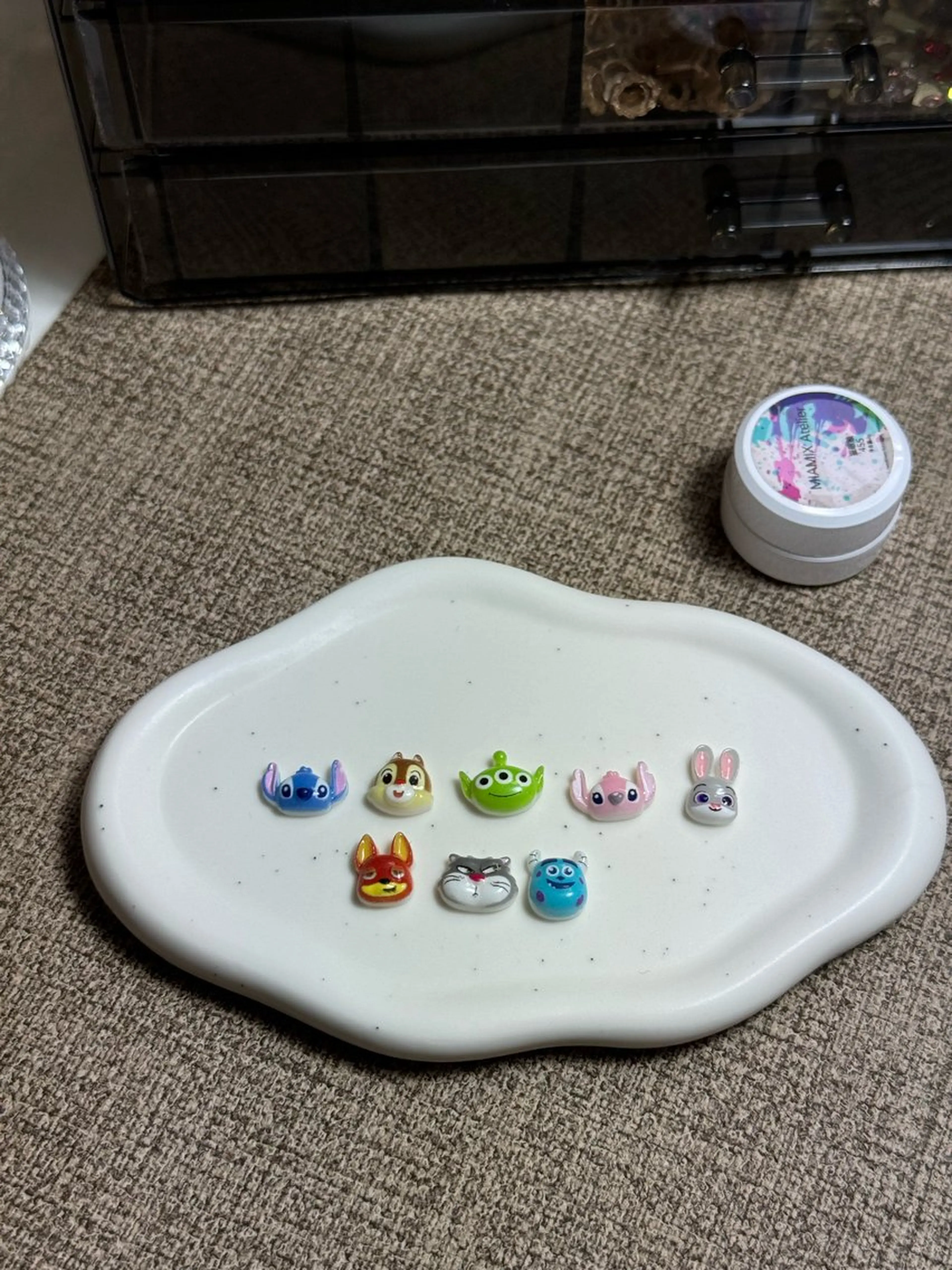 ネイル ブルー カジュアル ニュアンスネイル ショートネイル 夏ネイル Yuzuchi Nailのネイルデザイン