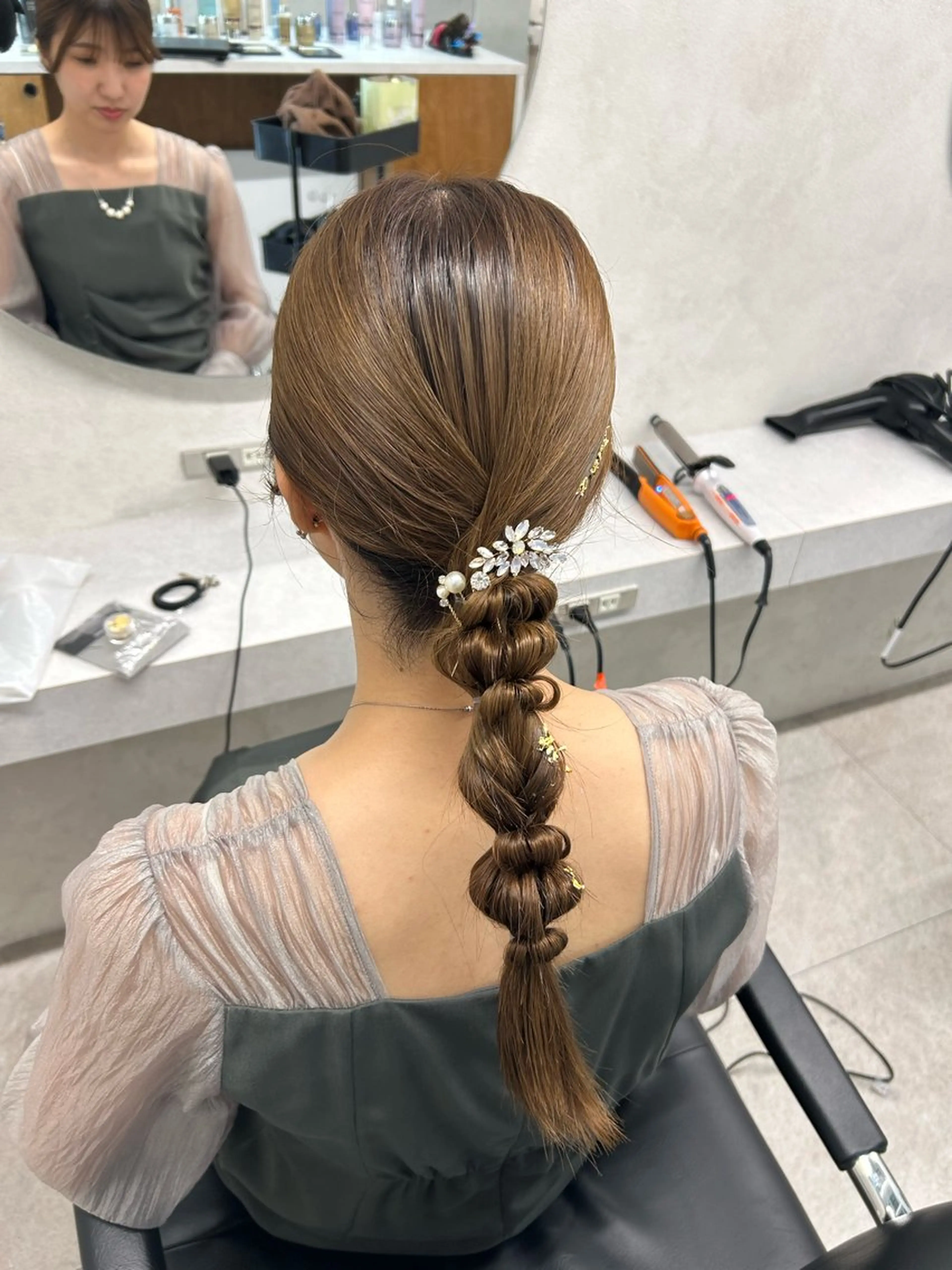 ロング ヘアアレンジ ヘアセット 🎀HARU ボブ/ヘアセット🫧のヘアスタイル