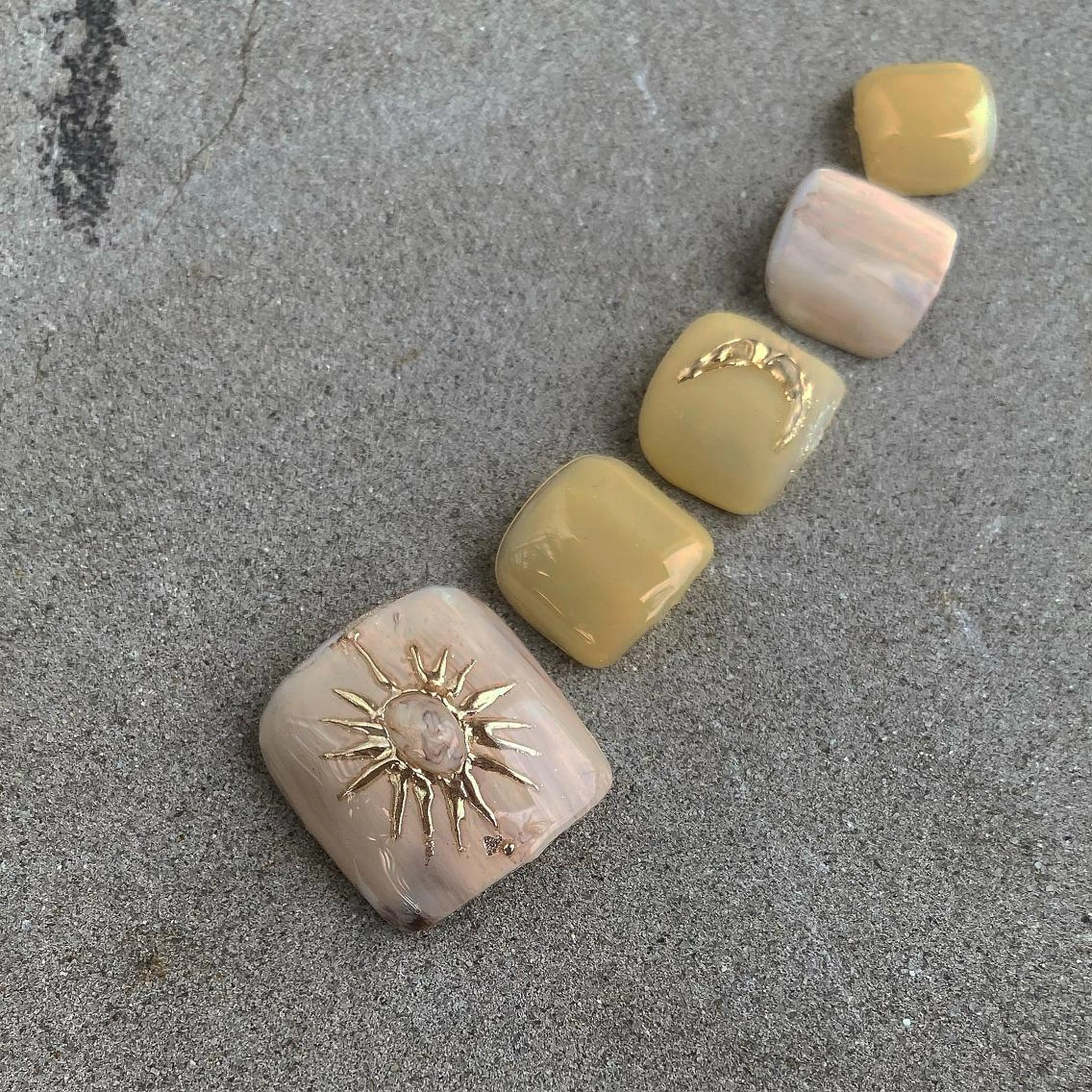 ネイル フットネイル plunail mikiのネイルデザイン