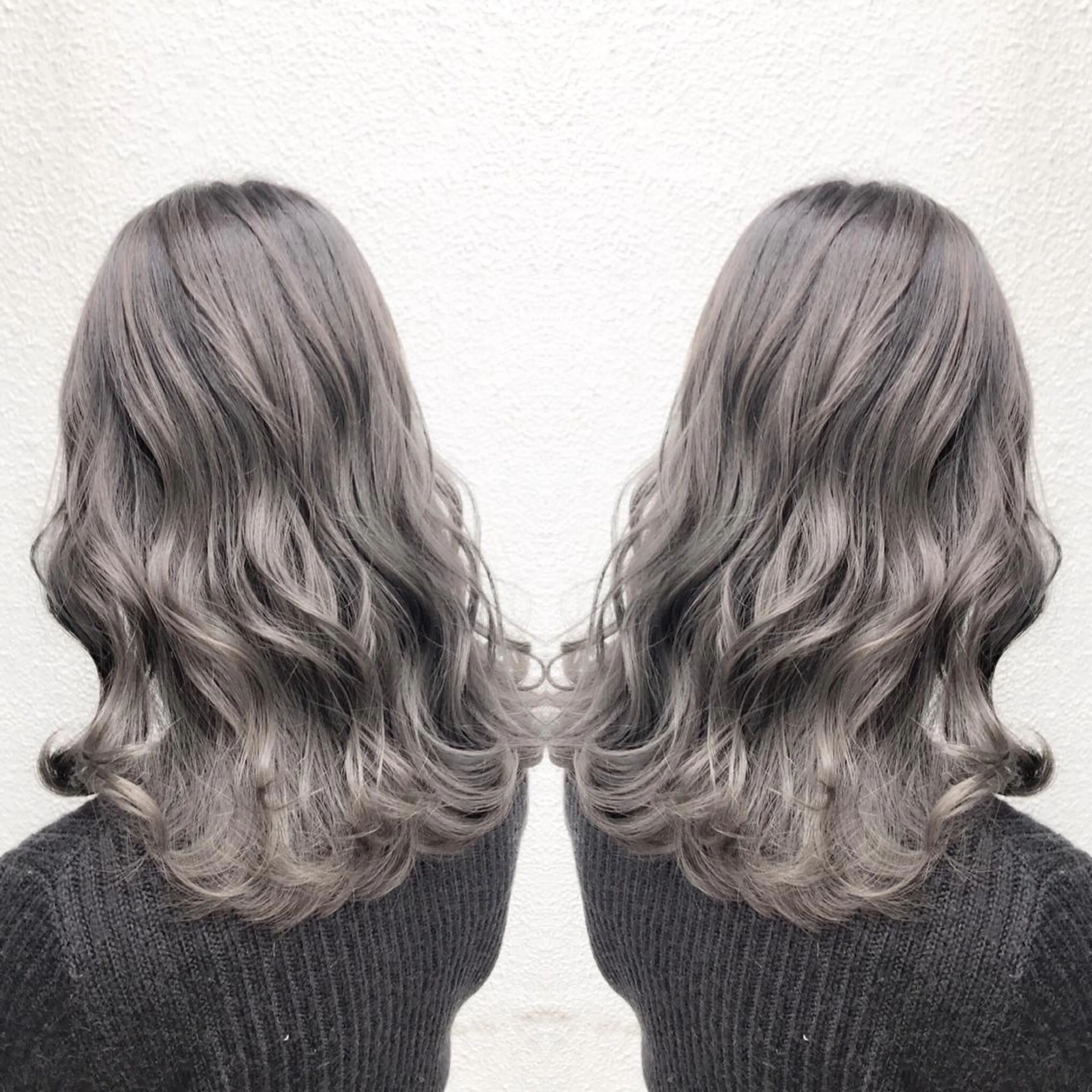 ロング カラー アッシュ ホワイトアッシュ supbytomee所属・カラー特化型サロン #SUP.のヘアスタイル