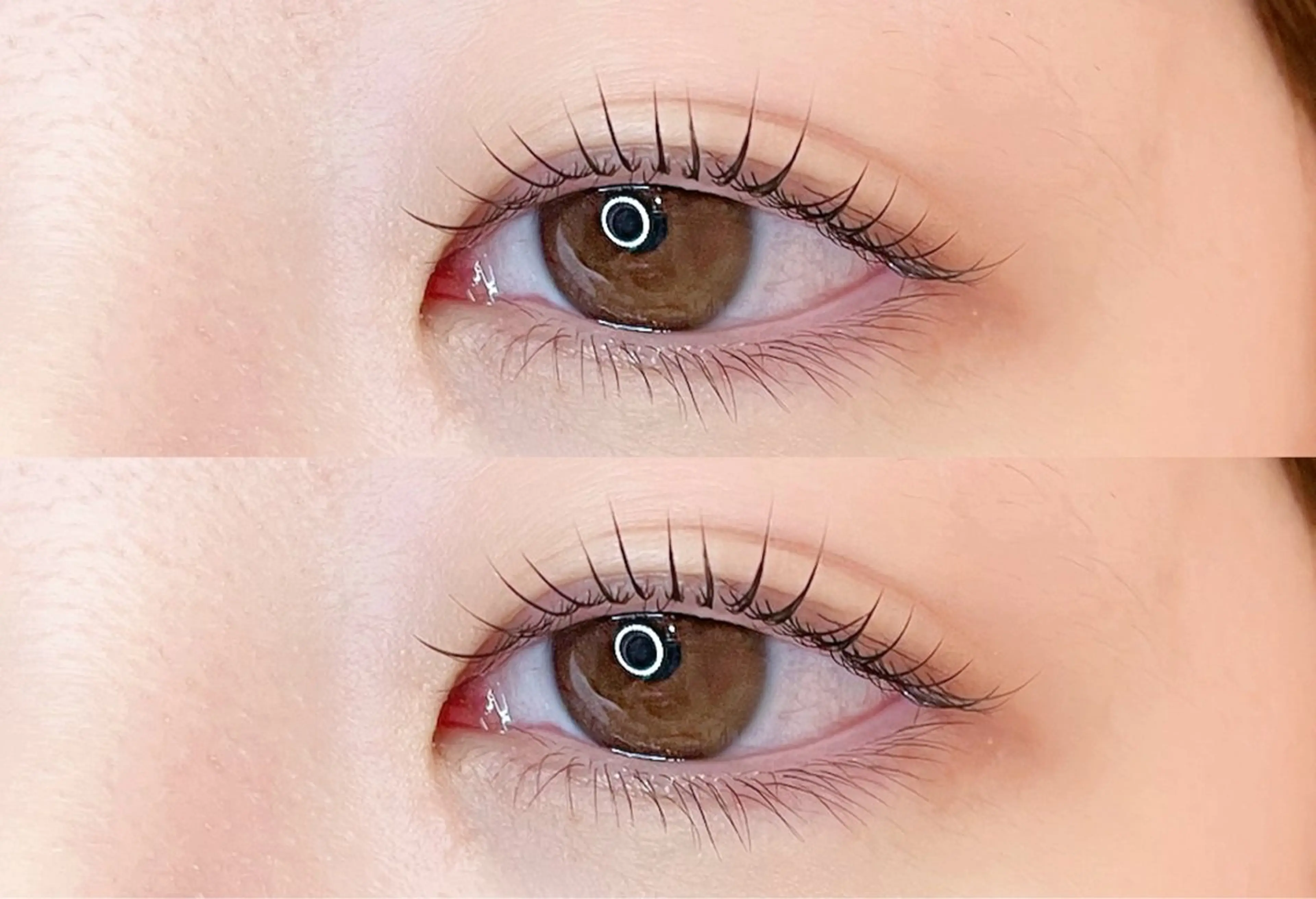 束感上下パリジェンヌ/コーティング仕上げ付き◎の写真