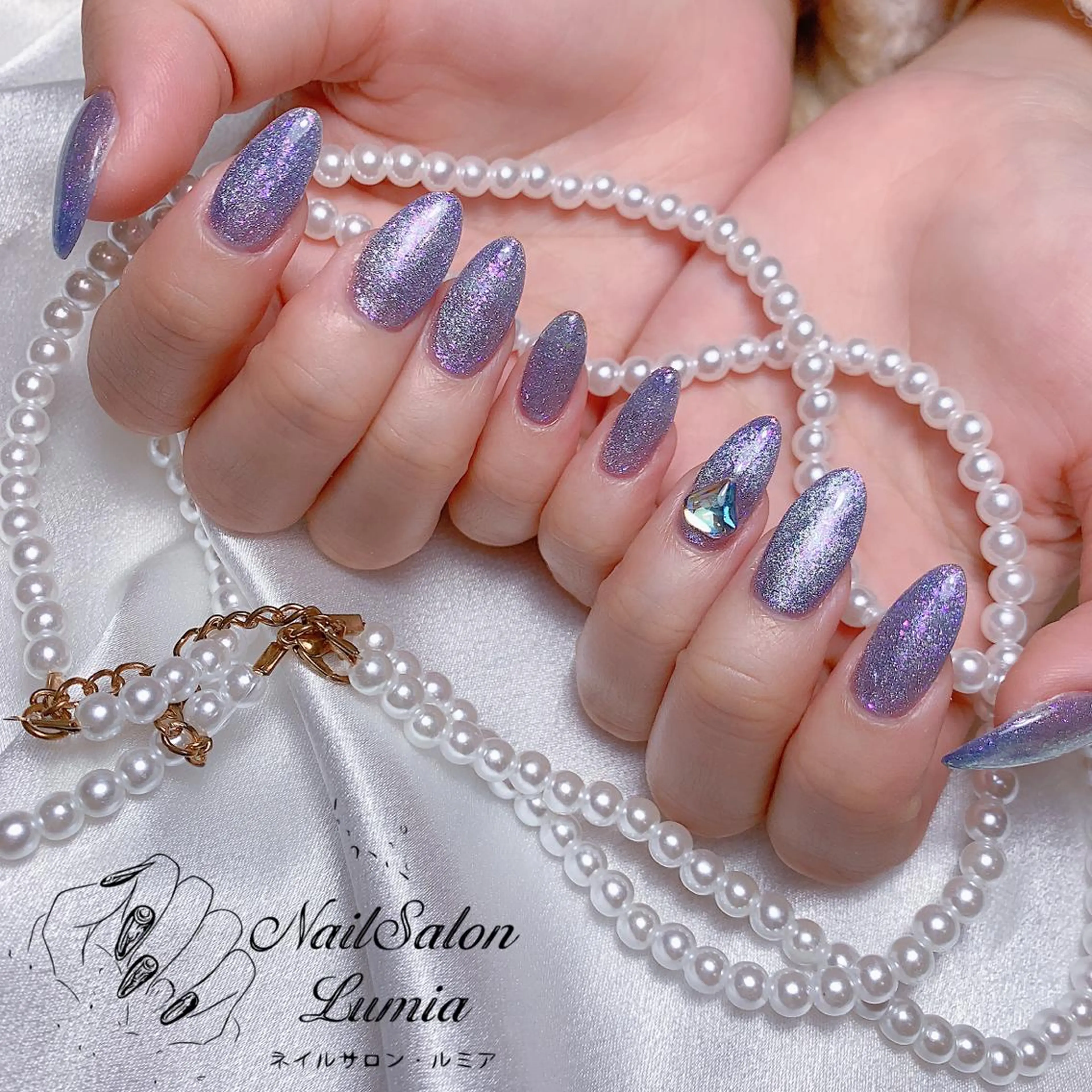 ネイル ハンドネイル ネイルサロン ルミア Lumia 店長のネイルデザイン