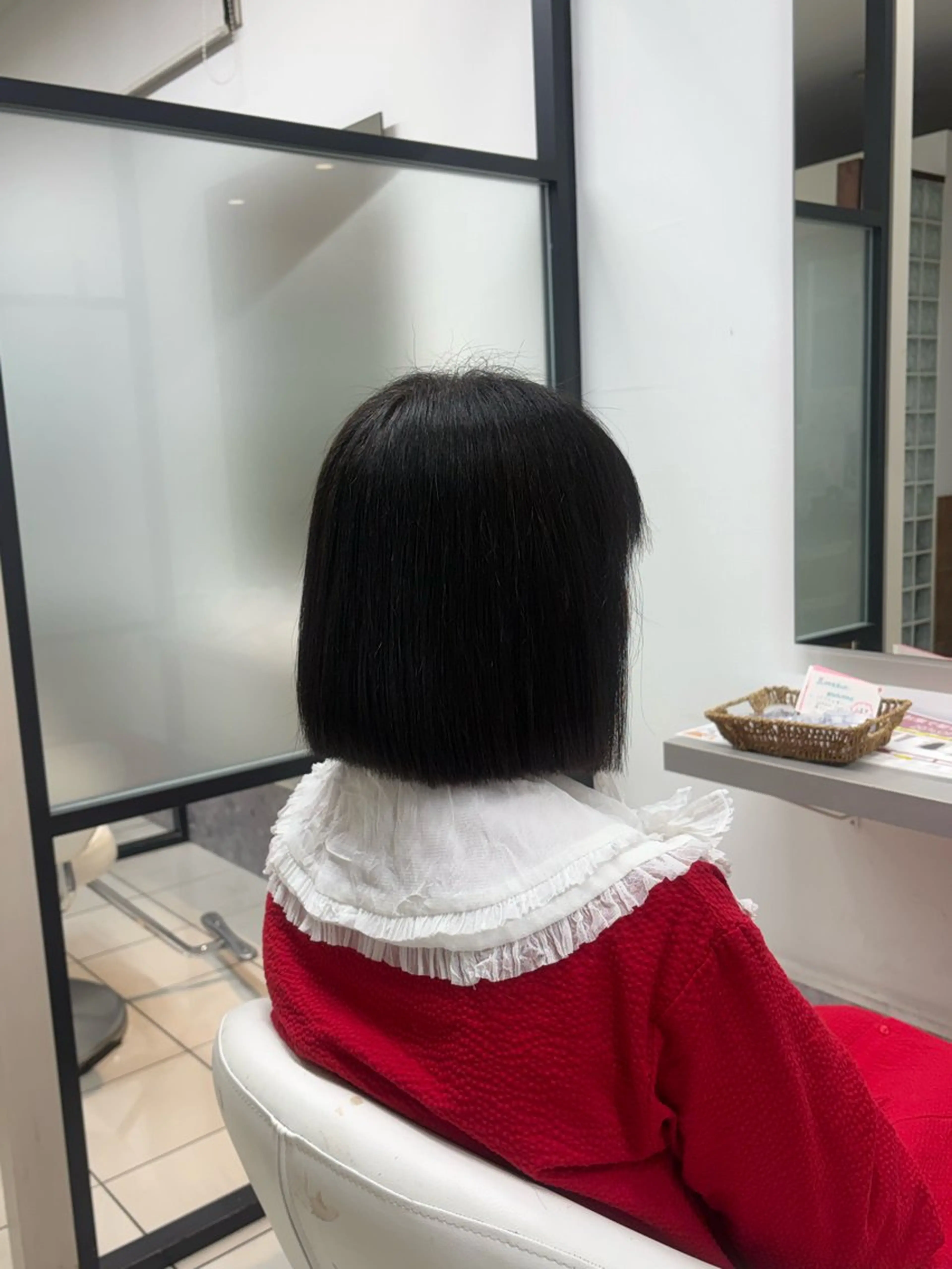 カット 縮毛矯正 トリートメント 青木 早姫呂のヘアスタイル