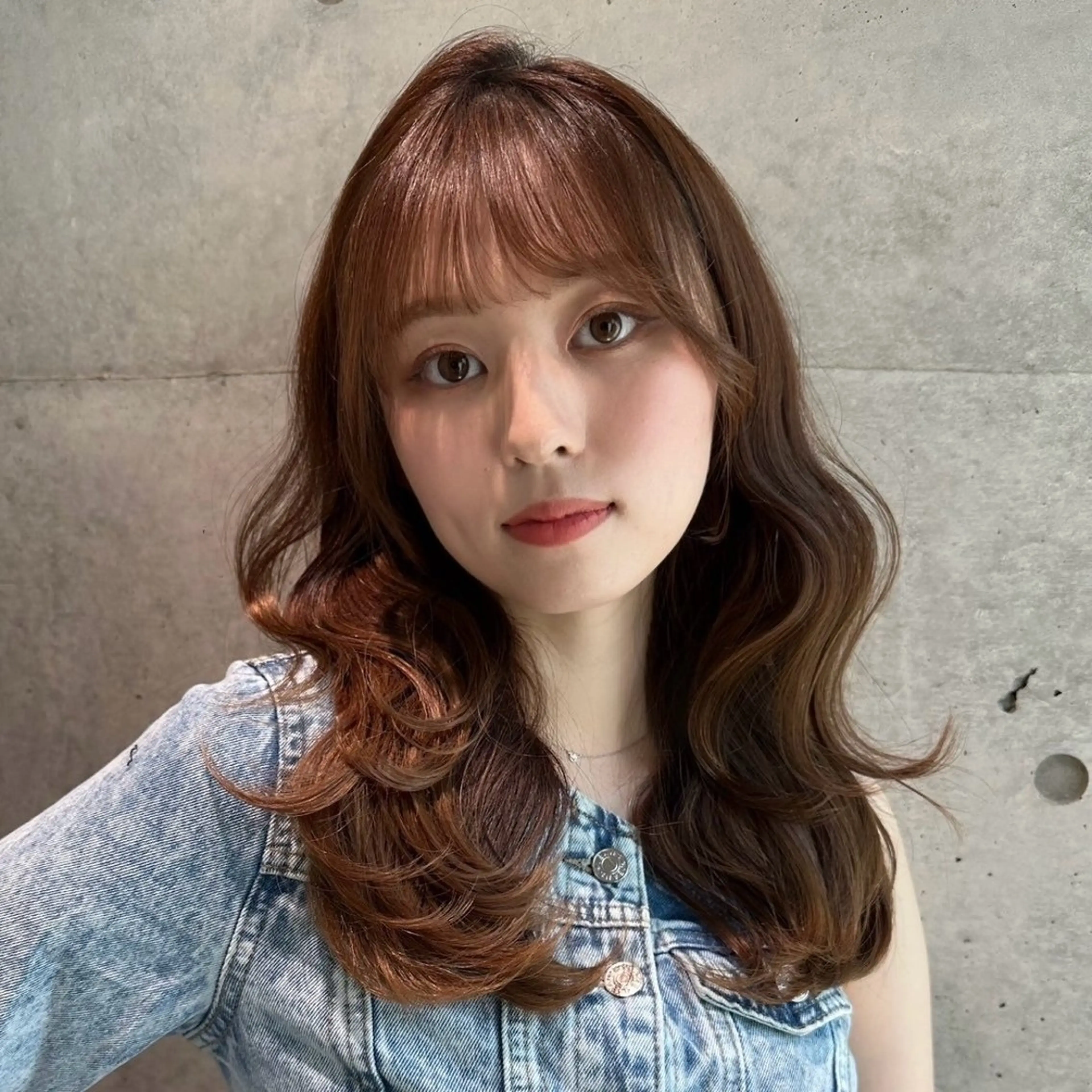 セミロング カラー 🎀Rimi୨୧ ✨艶✨color🎀のヘアスタイル