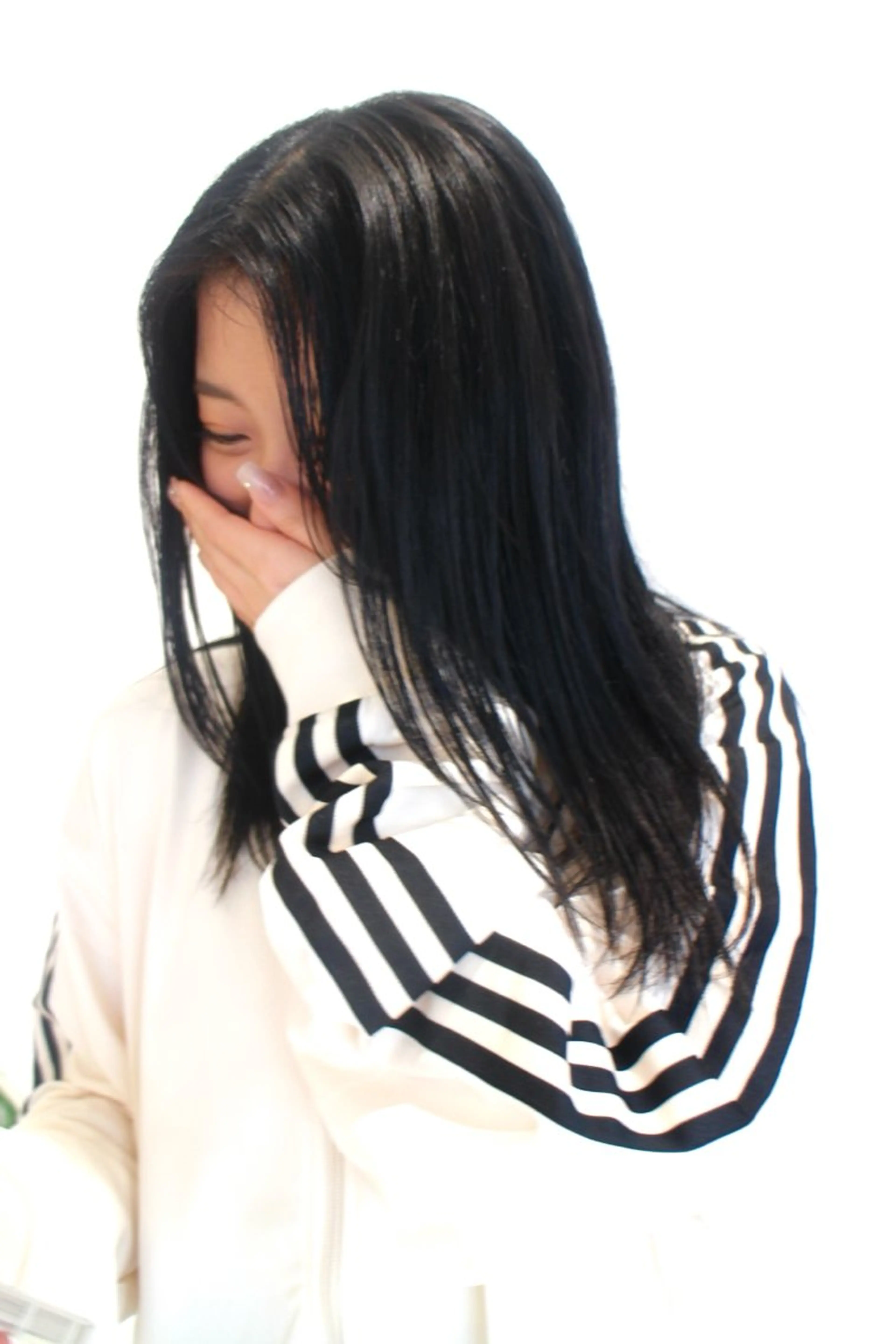 セミロング カラー カーリーパーマ/ 透明ｶﾗｰ/MIKUのヘアスタイル