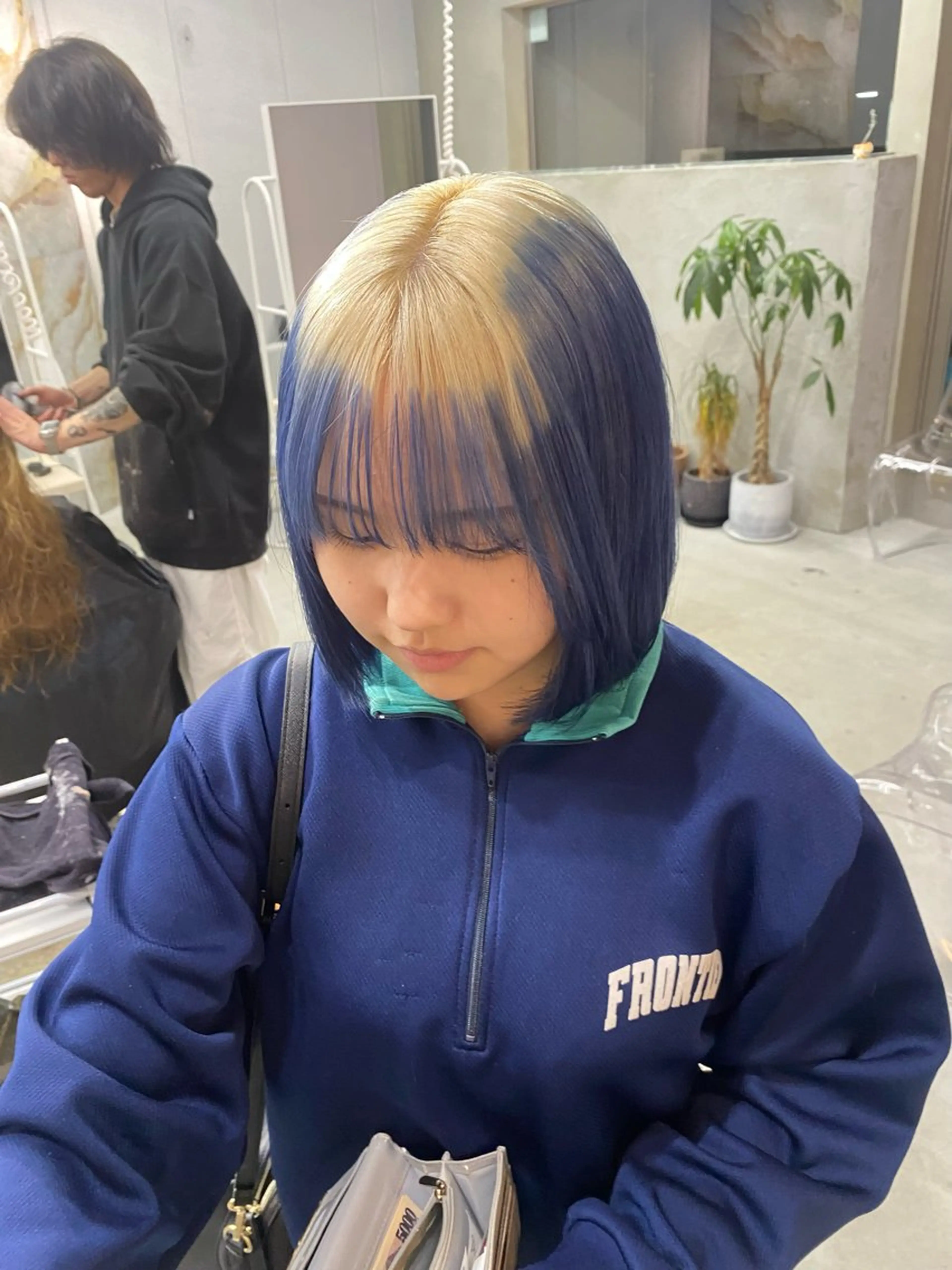 ショート カラー ヘアカラー 前橋 姫奈のヘアスタイル