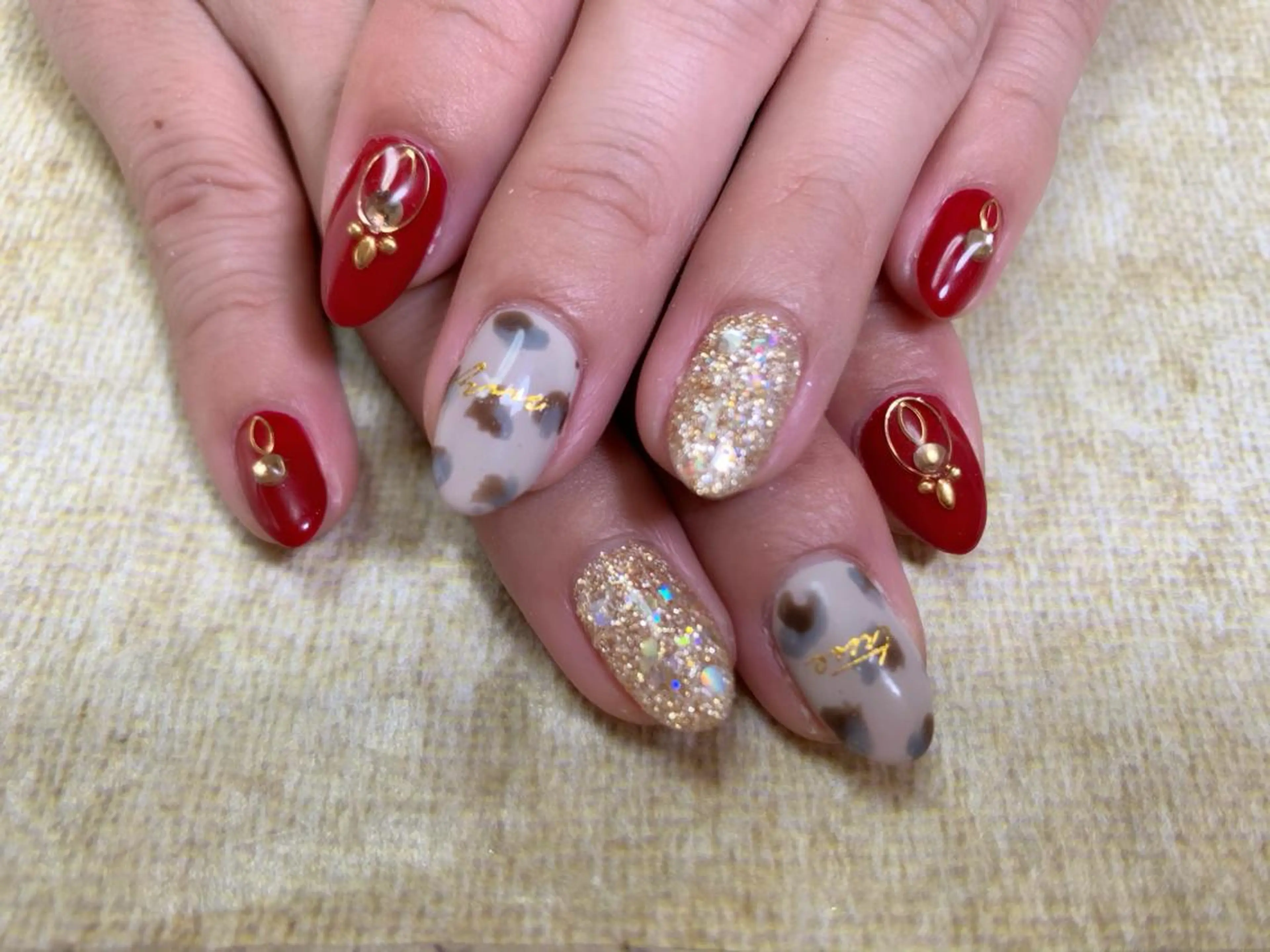 ネイル ハンドネイル an sucre baseのネイルデザイン