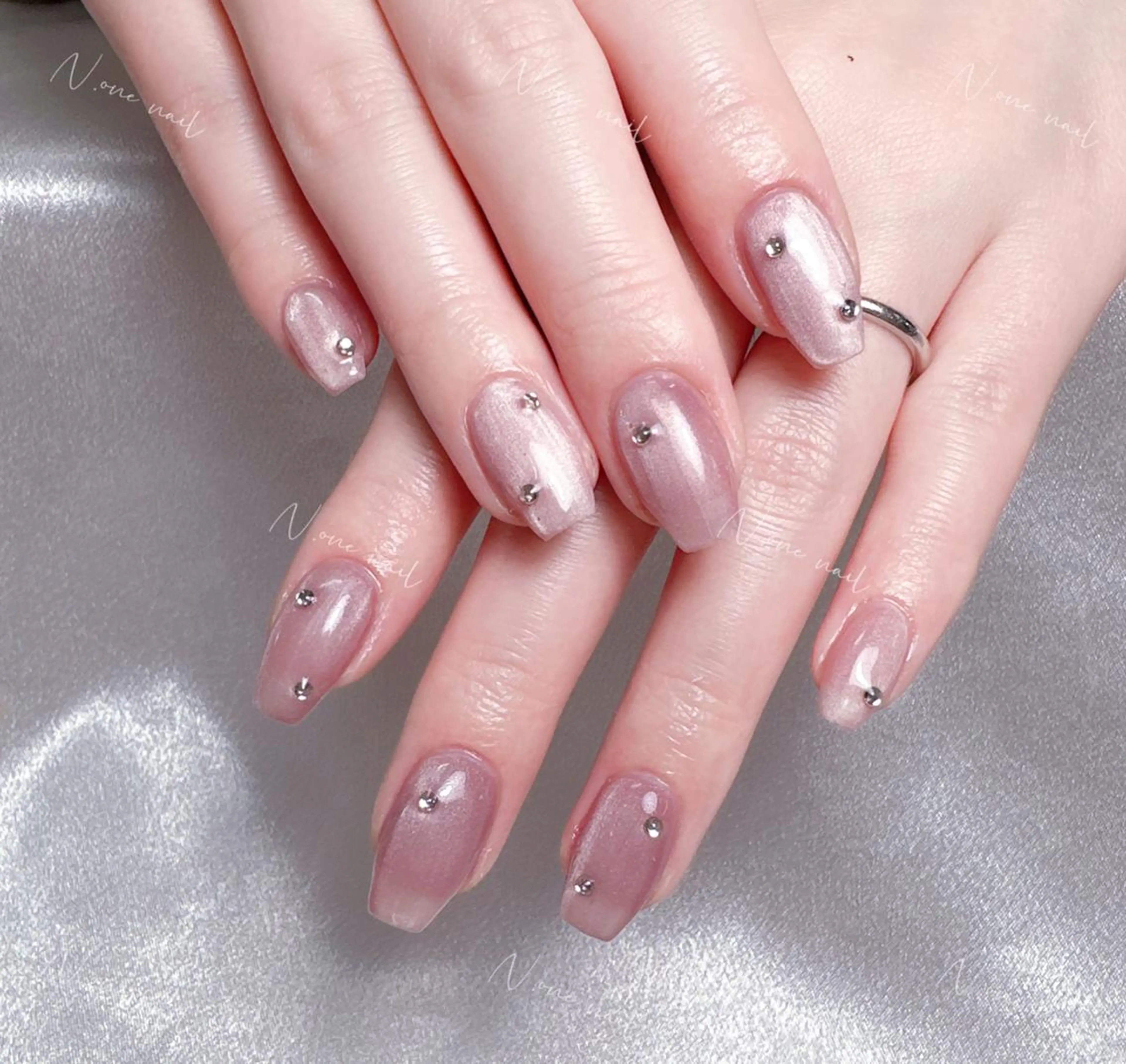 ネイル 長いだし/スカルプ/ パラシェルN.oneのネイルデザイン