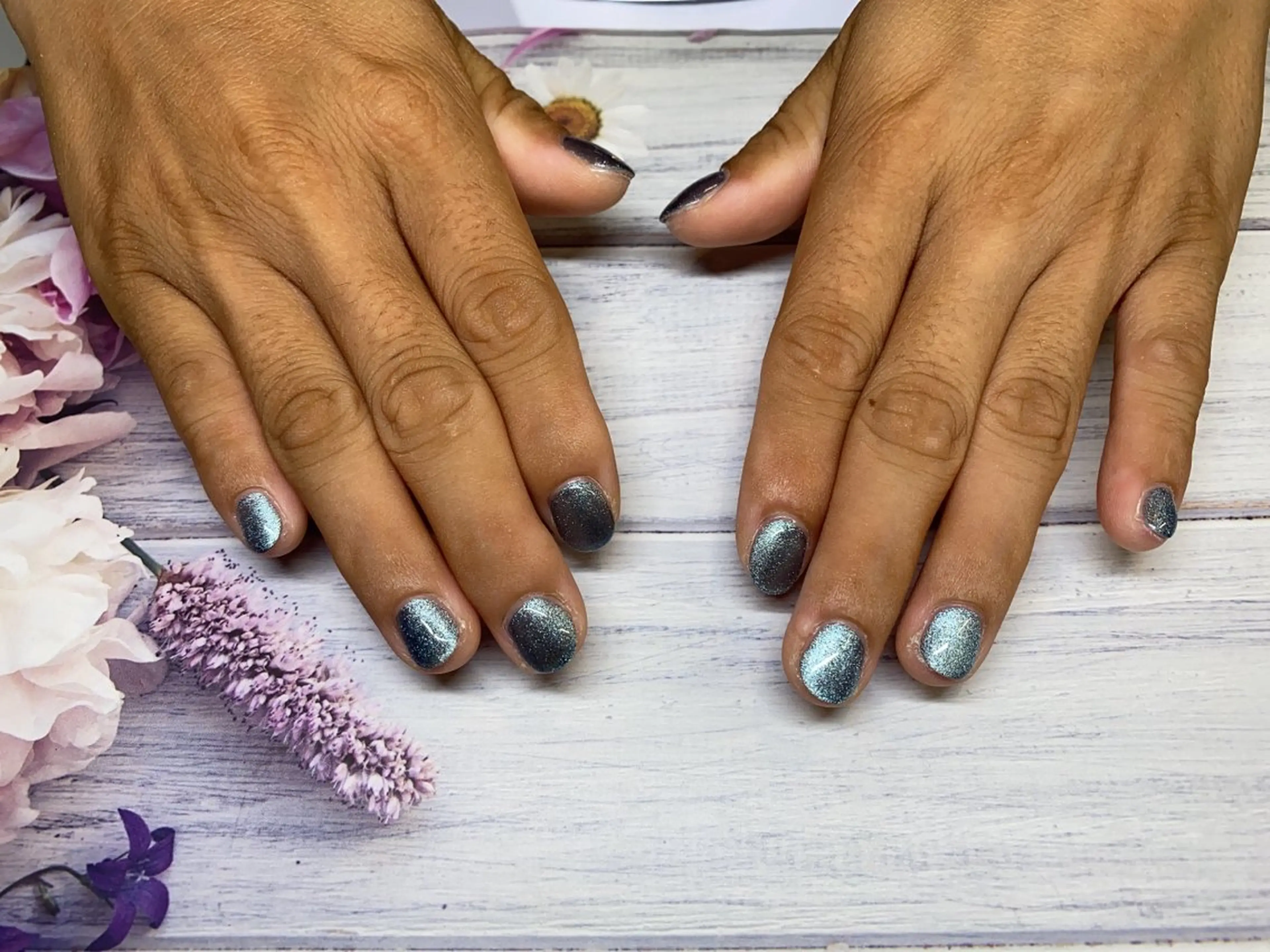 ネイル マグネットネイル マグネットワンカラー ワンカラーネイル R.I みちのネイルデザイン