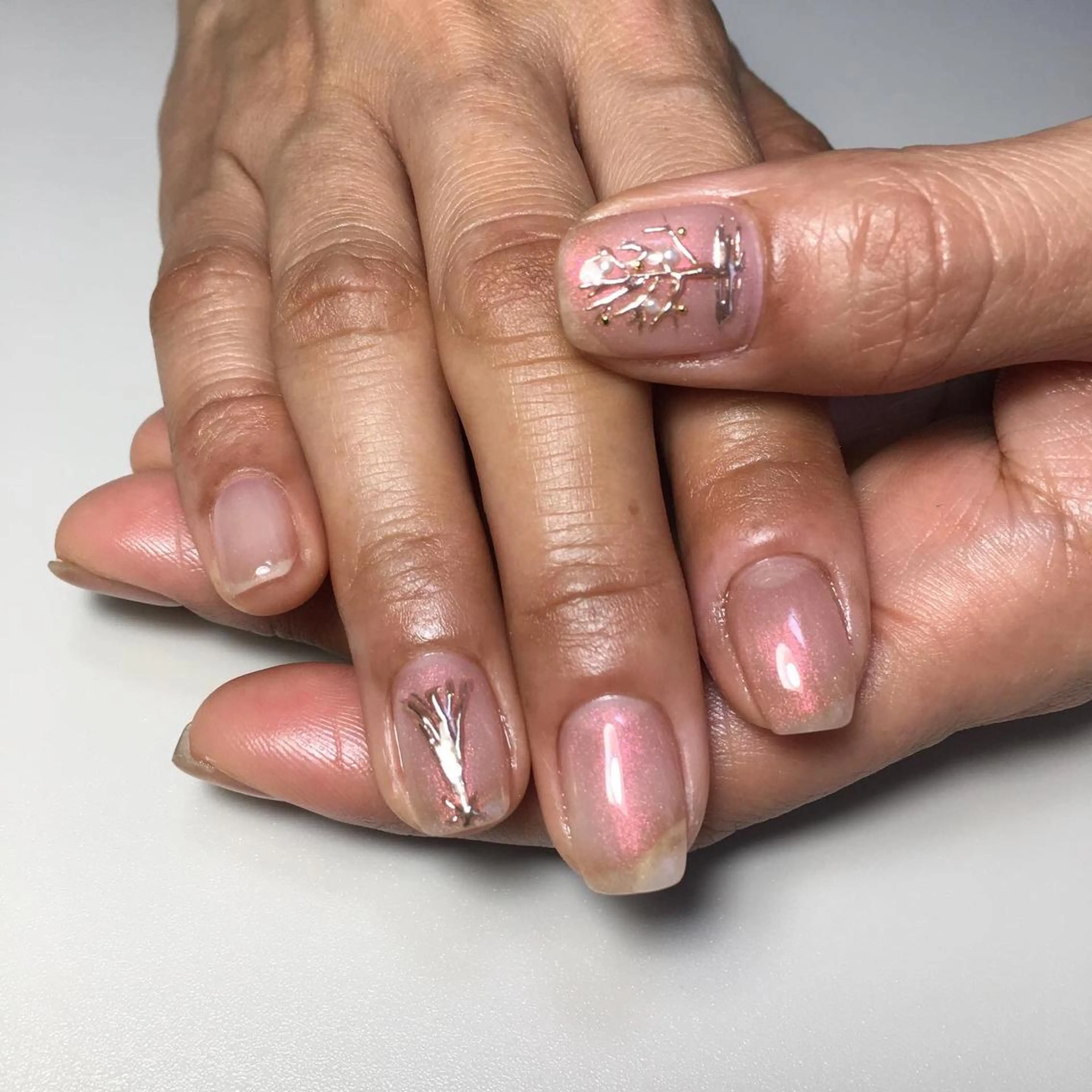 ネイル アートネイル 冬ネイル クリスマス ハンドネイル kipinail 川﨑えりかのネイルデザイン