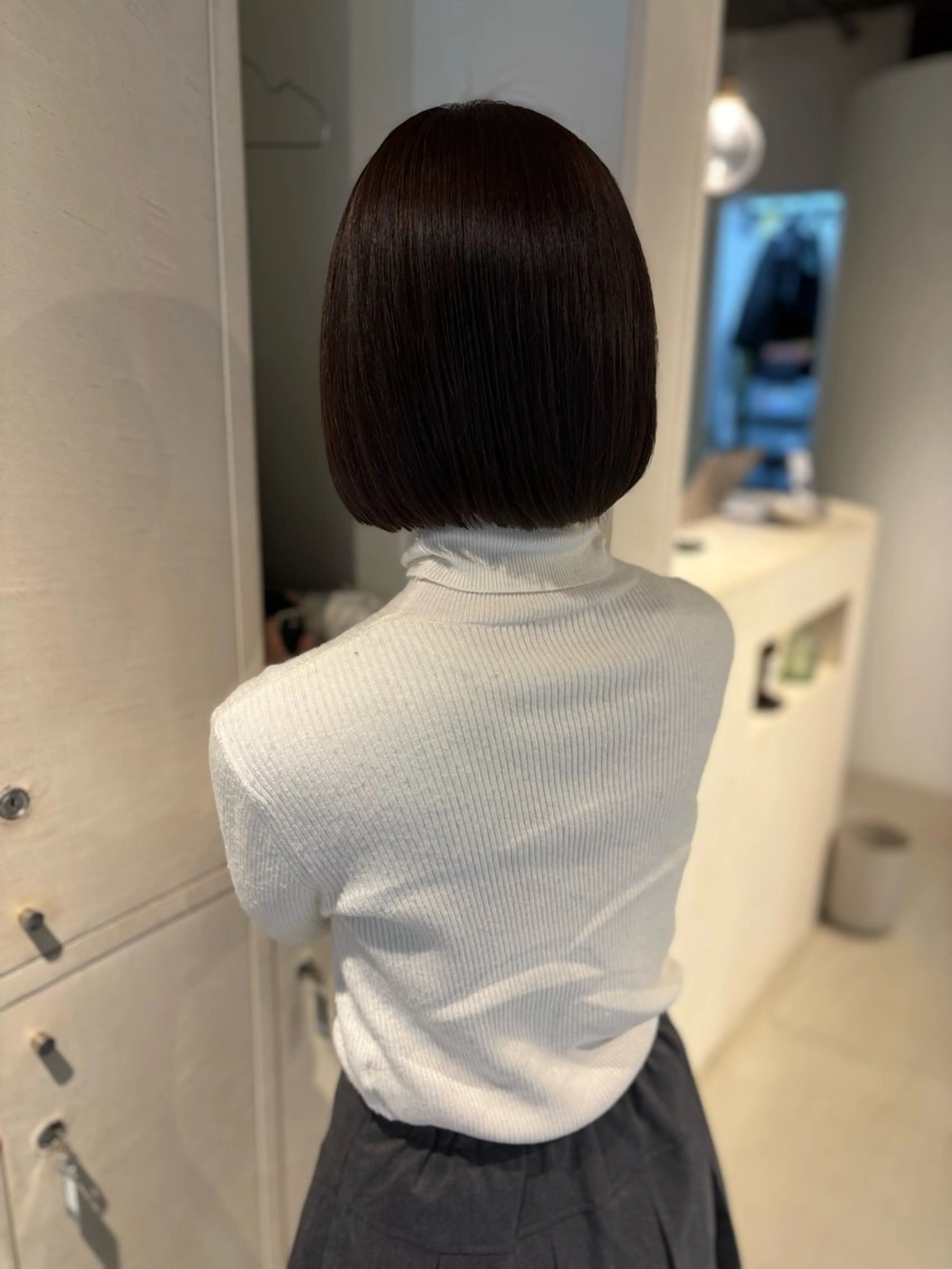 ショート ボブ カット トリートメント akira𝜗𝜚 ꙳.*‬透明感カラーのヘアスタイル