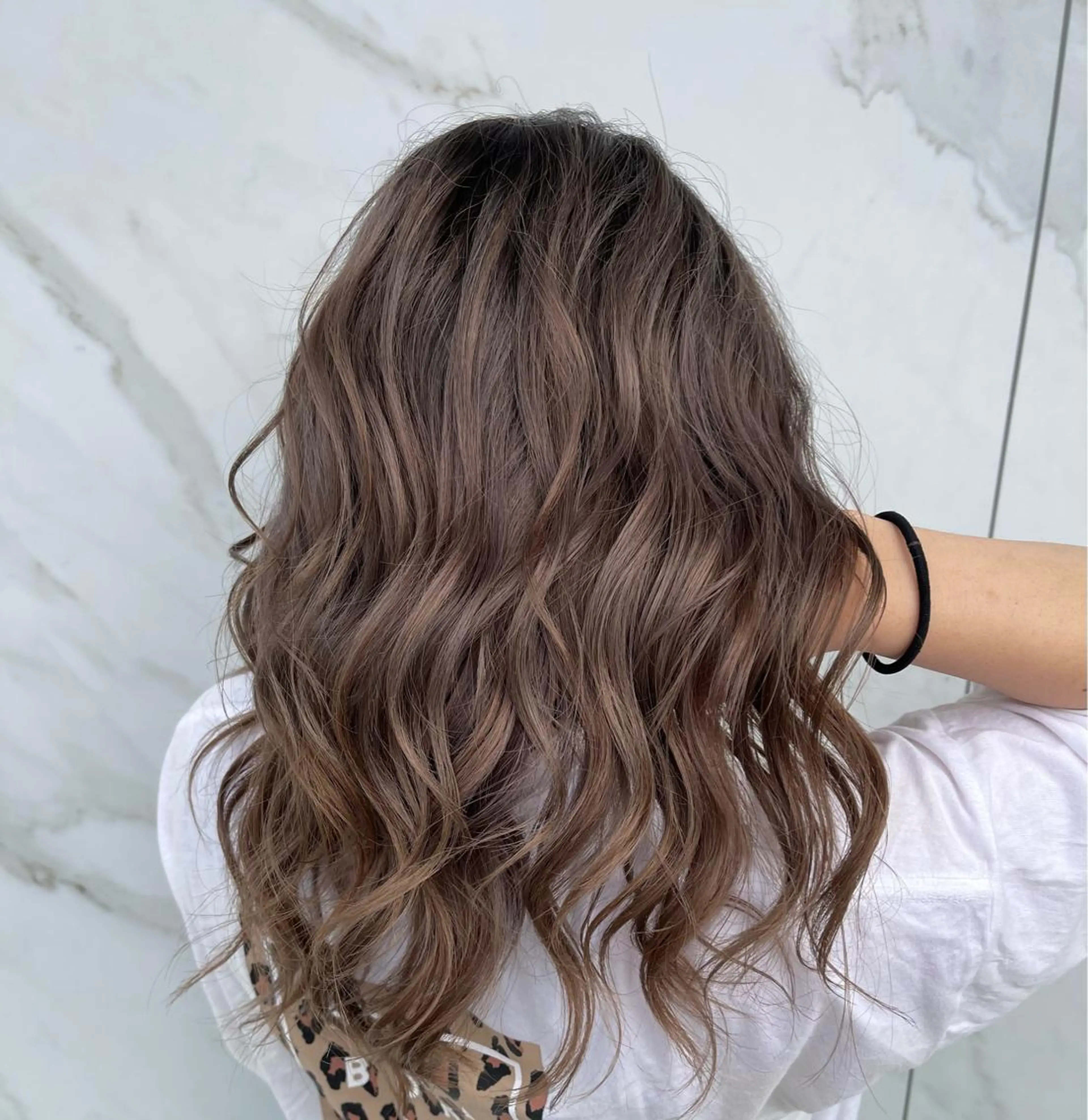 セミロング カラー 𝐑𝐲𝐮𝐤𝐢 【店長】ALEAPのヘアスタイル