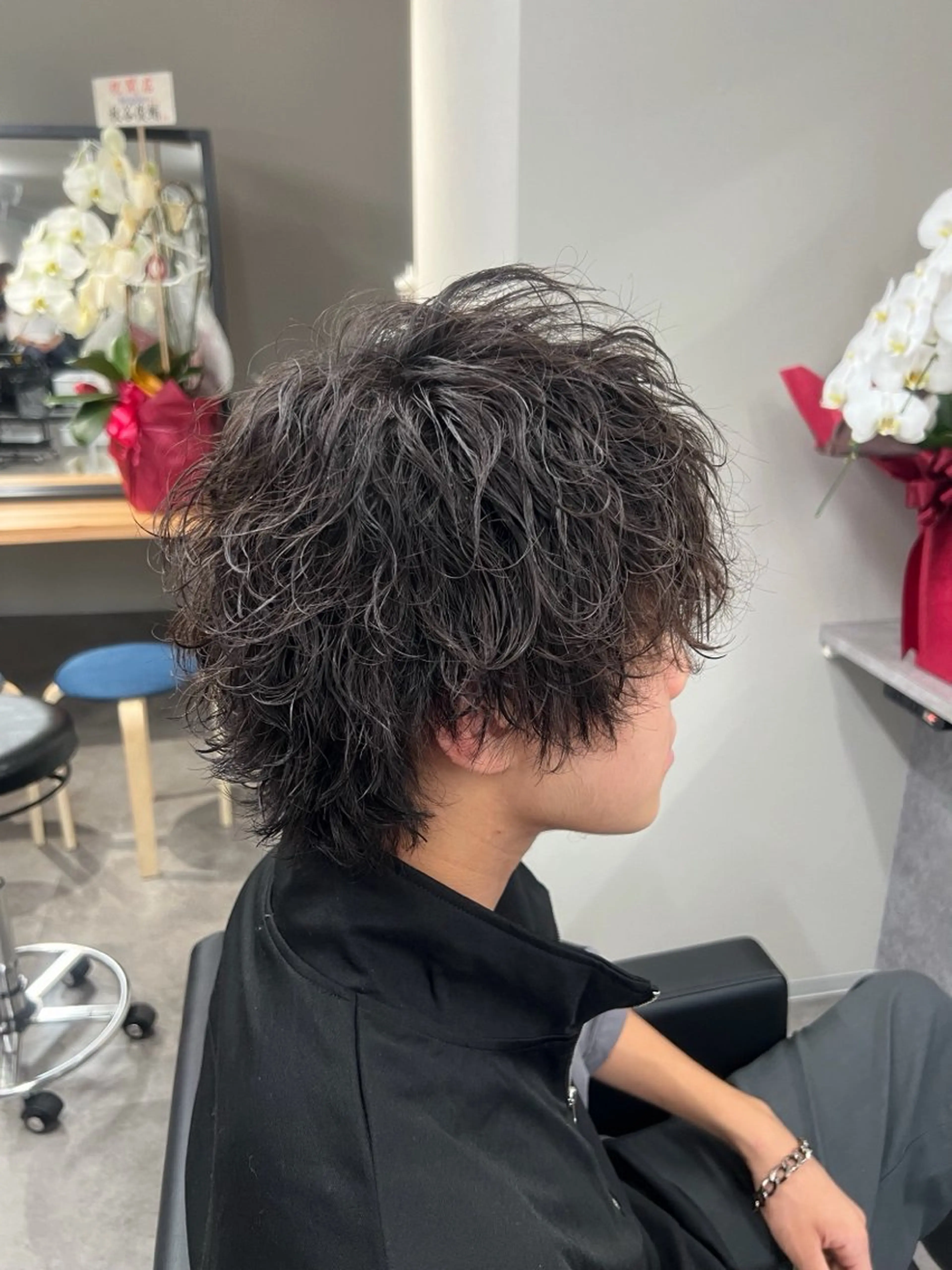 パーマ メンズ シャドウパーマ/立川 メンズ/コタロウのヘアスタイル