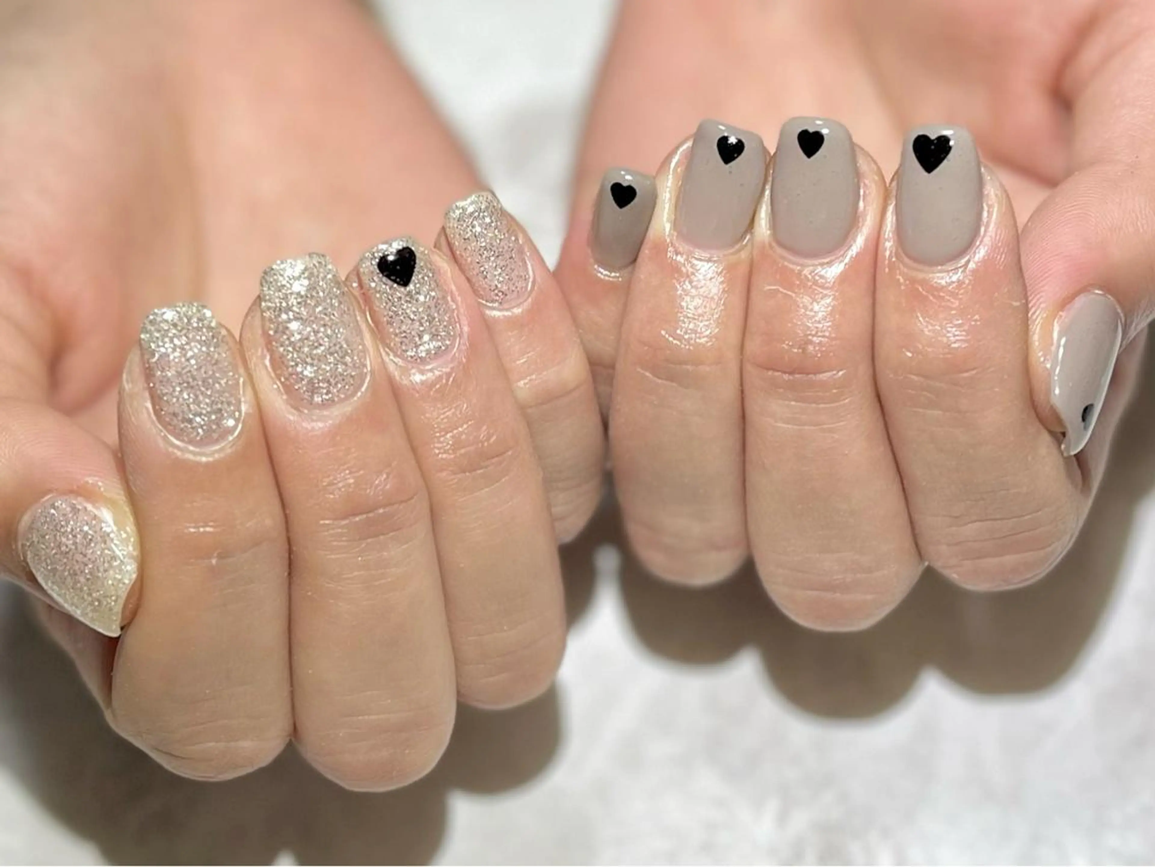 ネイル フットネイル ハート ニュアンスネイル シンプルネイル 春ネイル ネイル フフラ所属・nail fufla ♡yamane♡のネイルデザイン