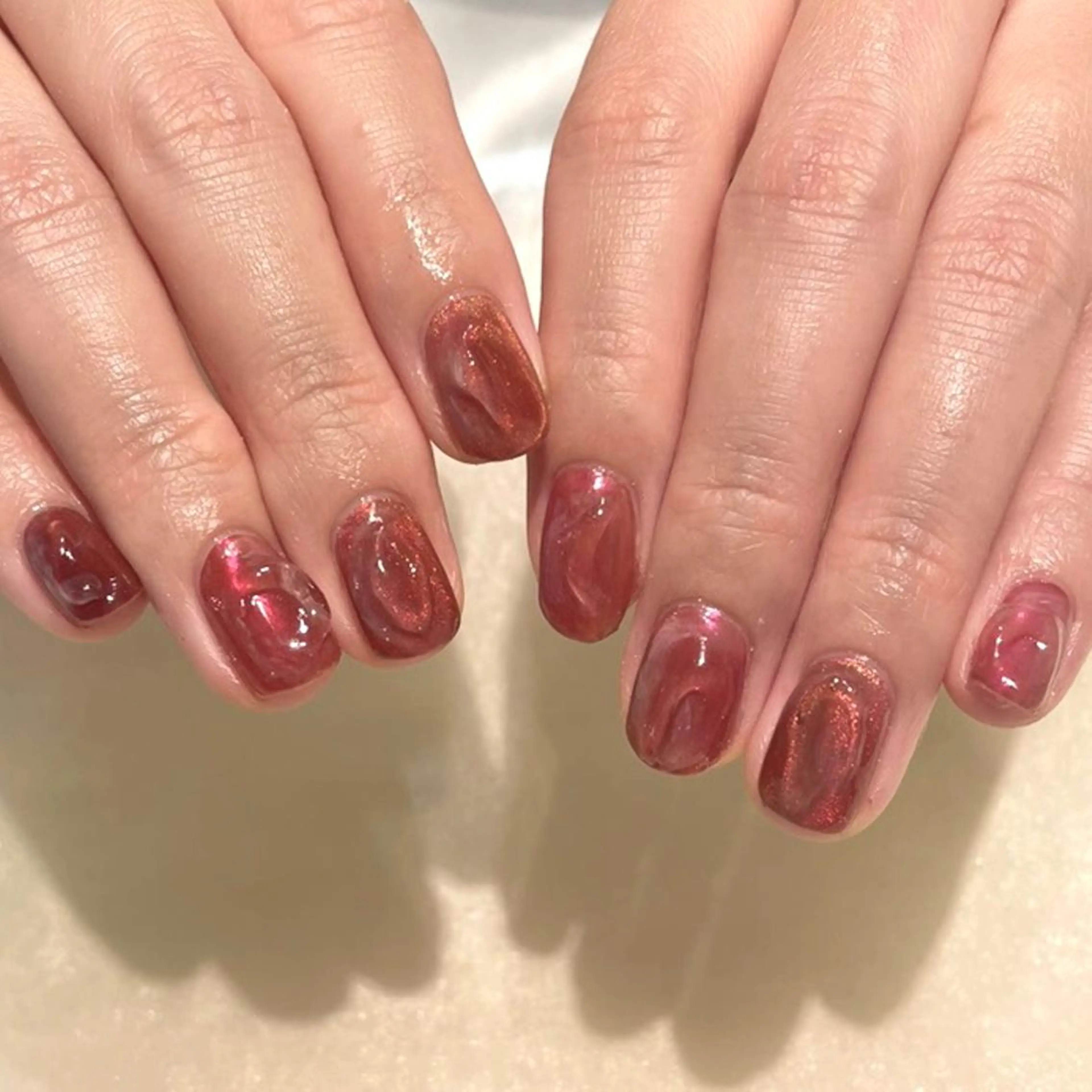 ネイル ハンドネイル 新井 ひなののネイルデザイン