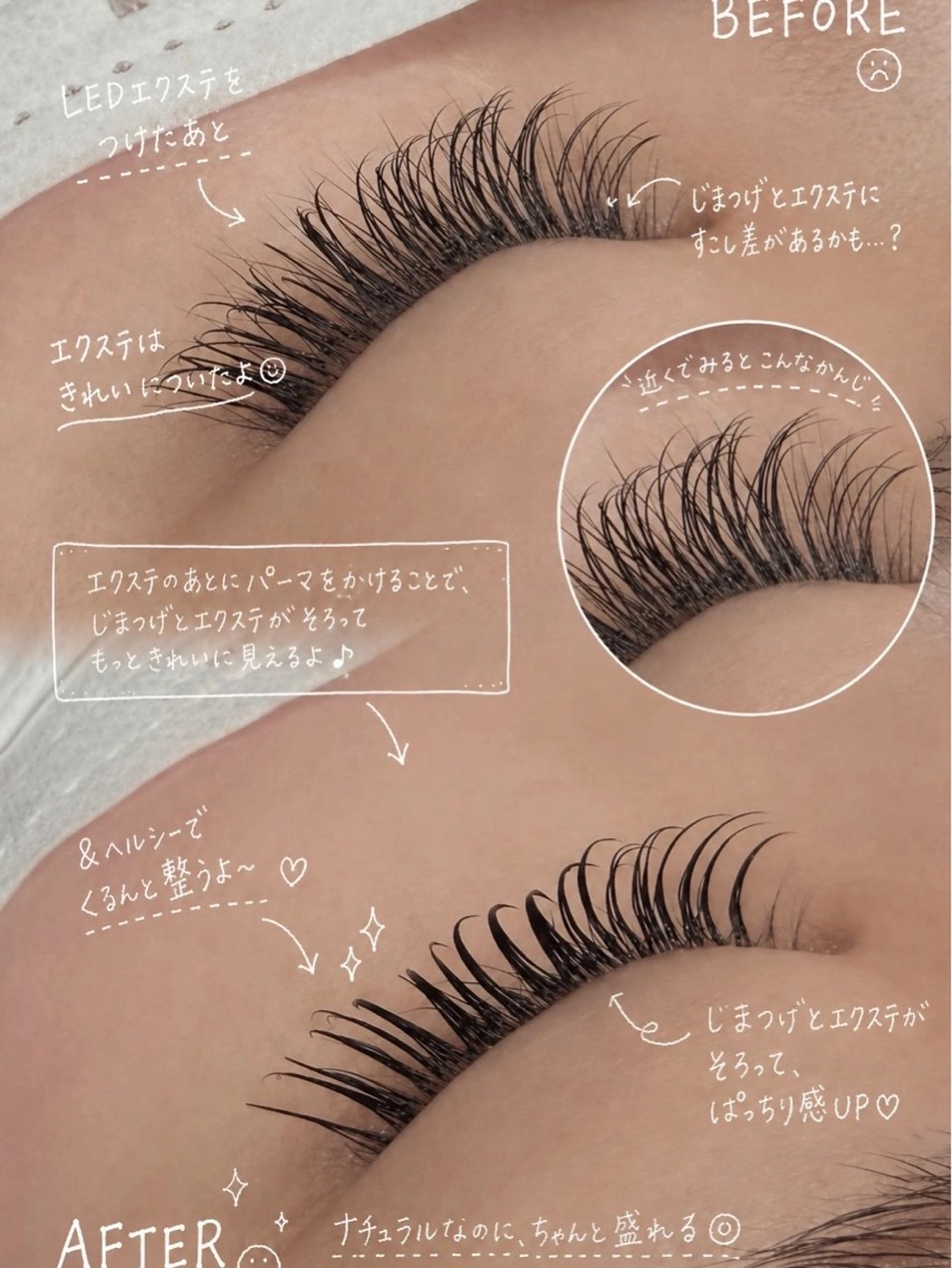 マツエク・マツパ マツエク Lash&Brow Mignon 廿日市のマツエク・マツパデザイン