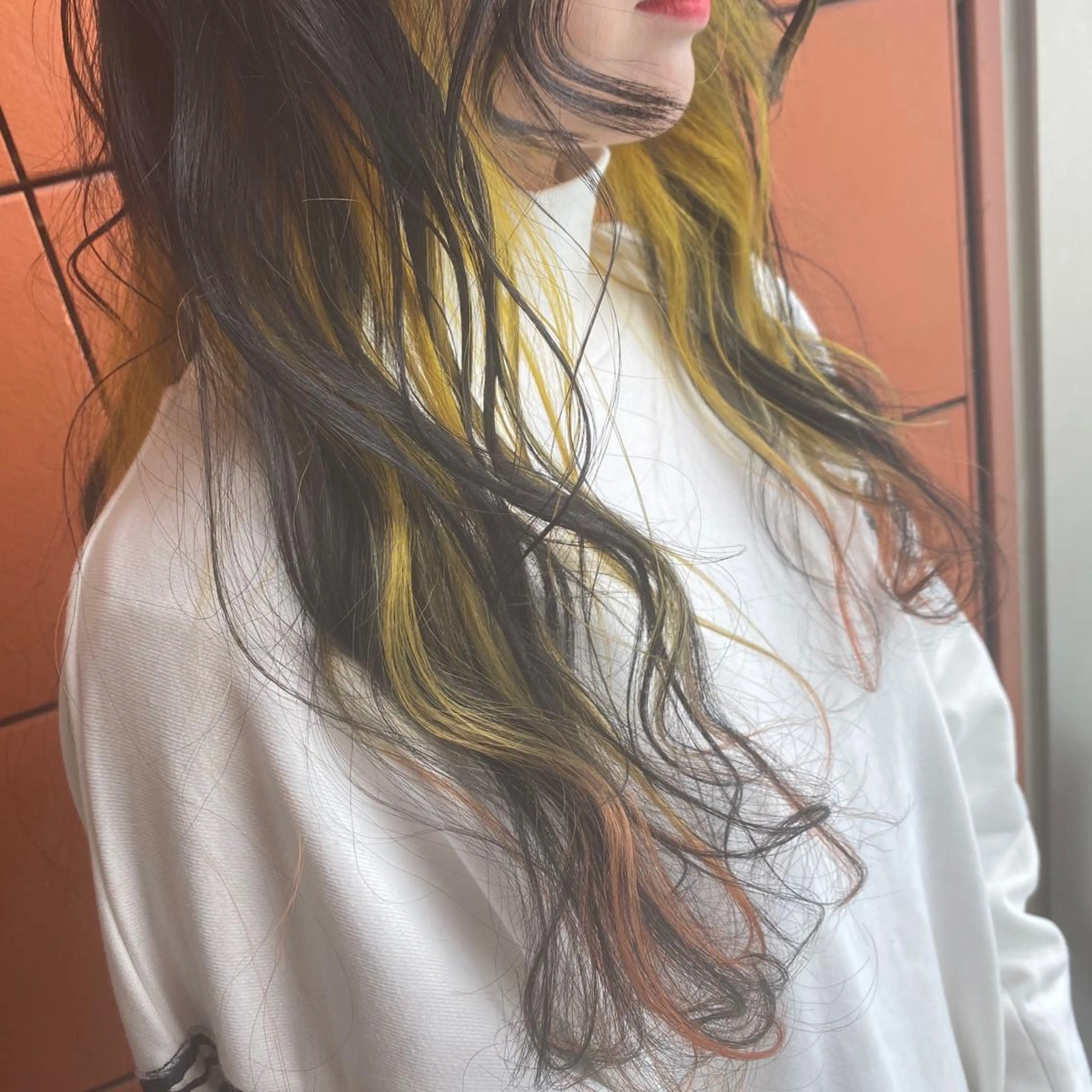 ロング カラー 井手 孔介のヘアスタイル