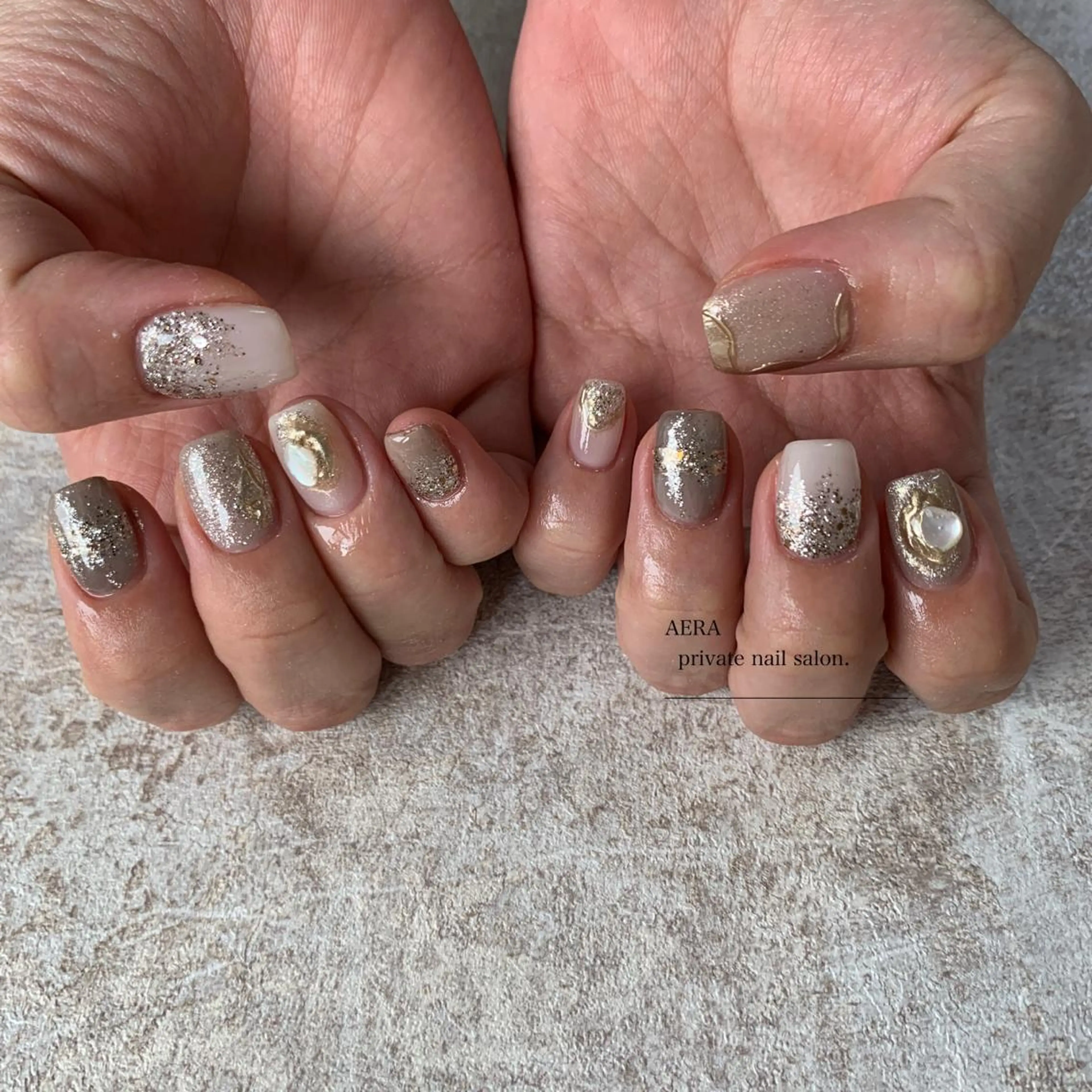 ネイル AERA nail shino🐱⸝꙳のネイルデザイン