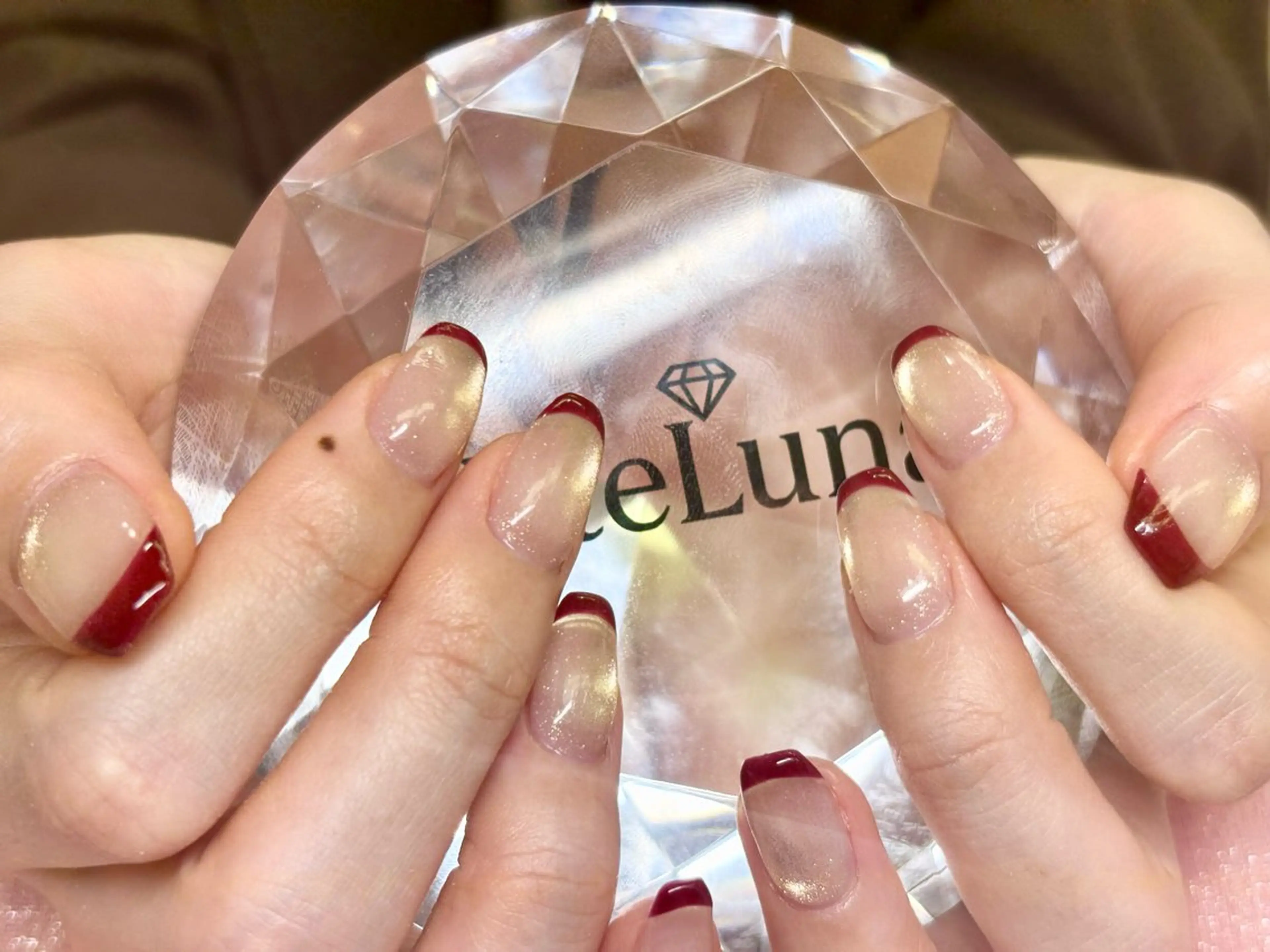 ネイル フレンチネイル マグネットネイル ニュアンスネイル ハンドネイル ハンドケア ETE LUNA NAILのネイルデザイン