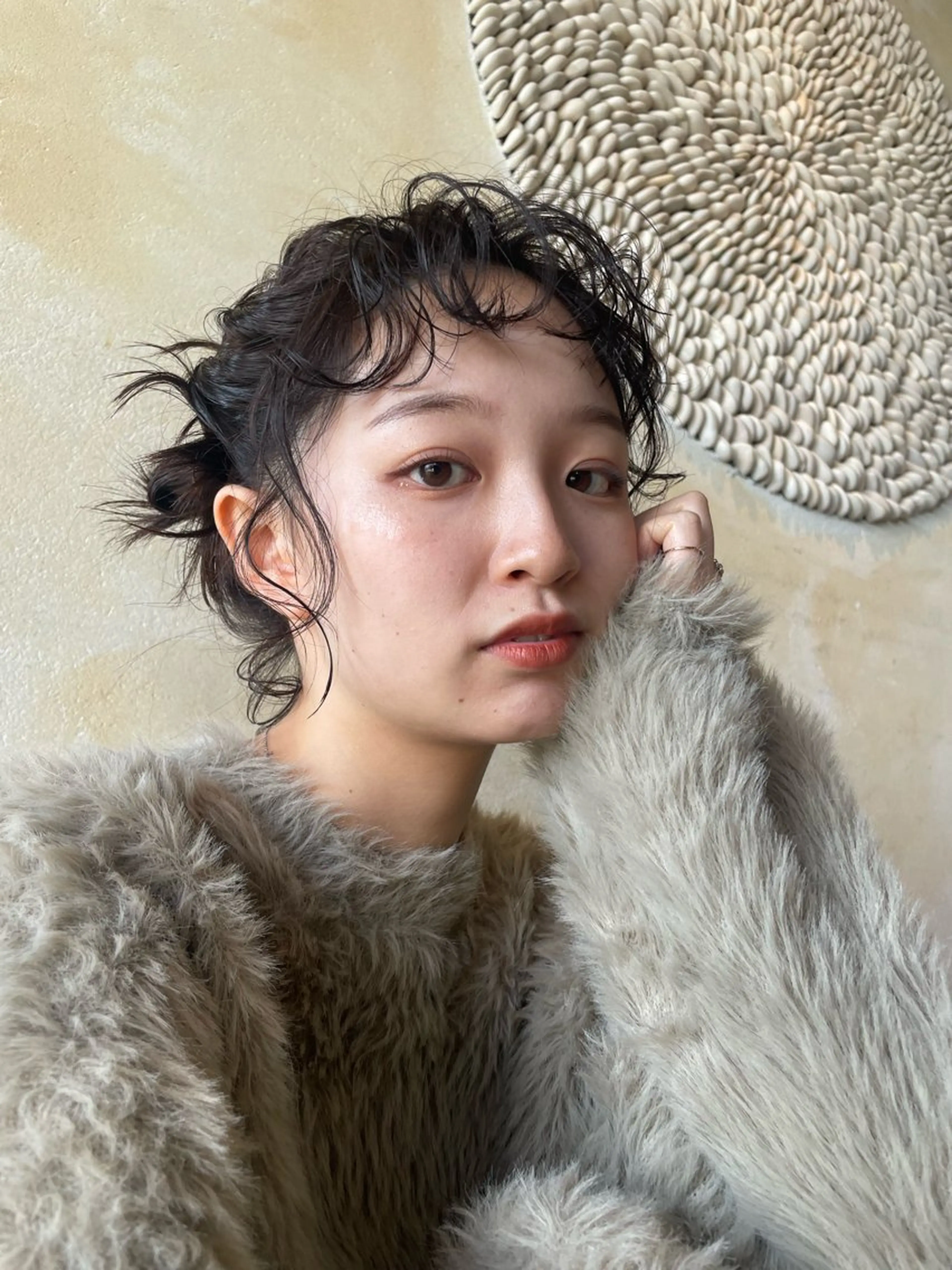 ショート 似合わせレイヤー/透 明感カラー/momiのヘアスタイル