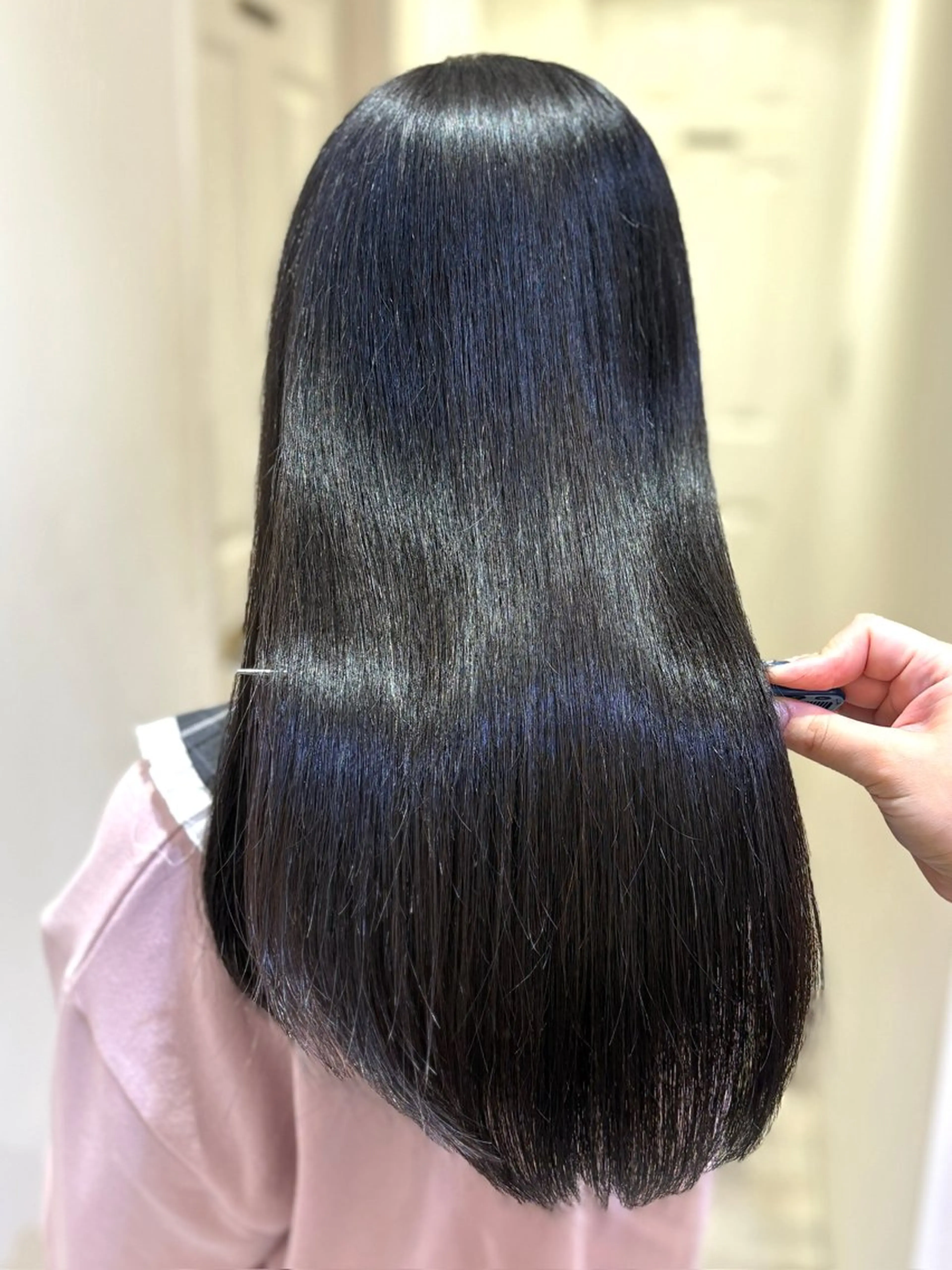 ロング カラー 💙mai🫧 縮毛矯正・ハイライトのヘアスタイル