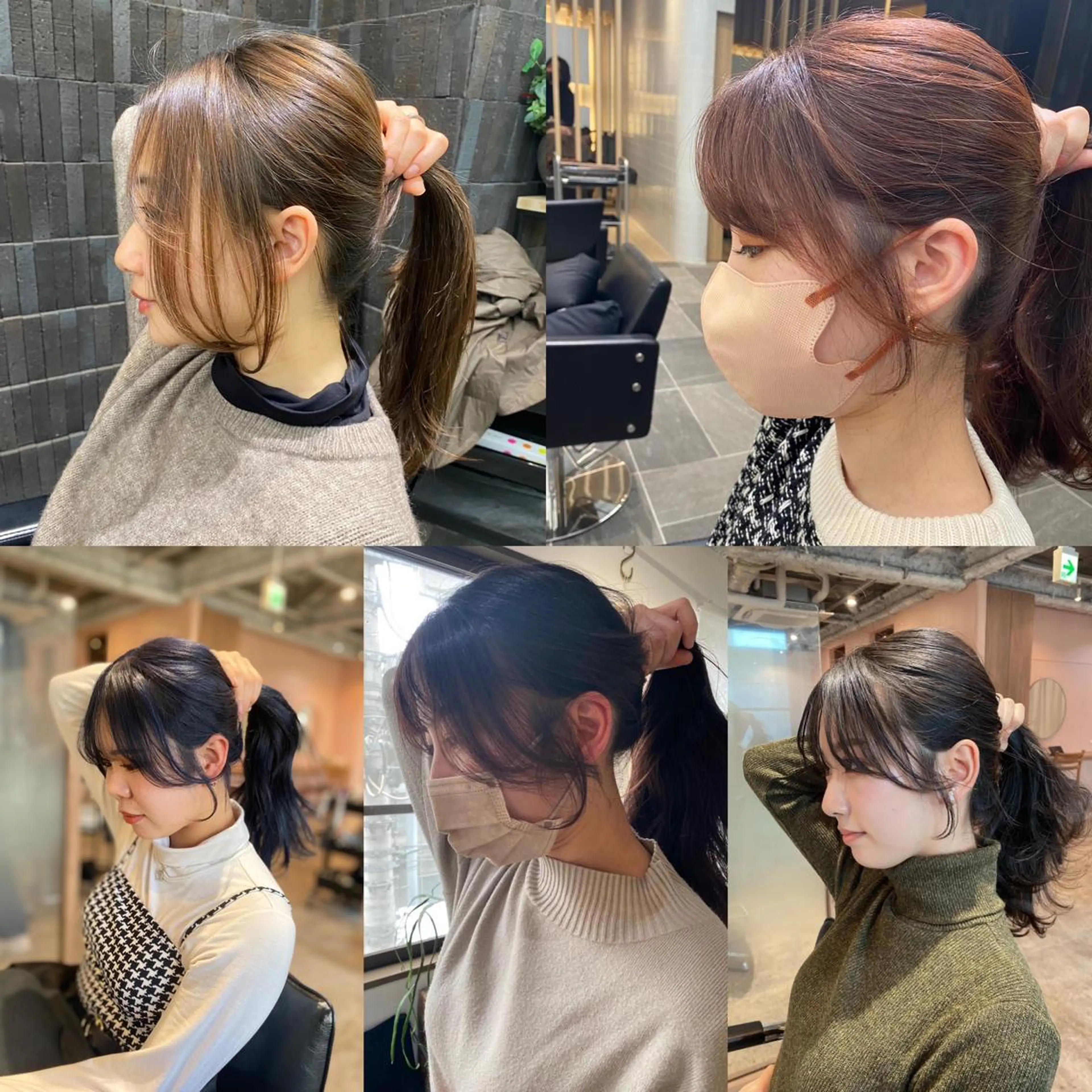 セミロング カラー ♡レイヤーカット れお♡のヘアスタイル