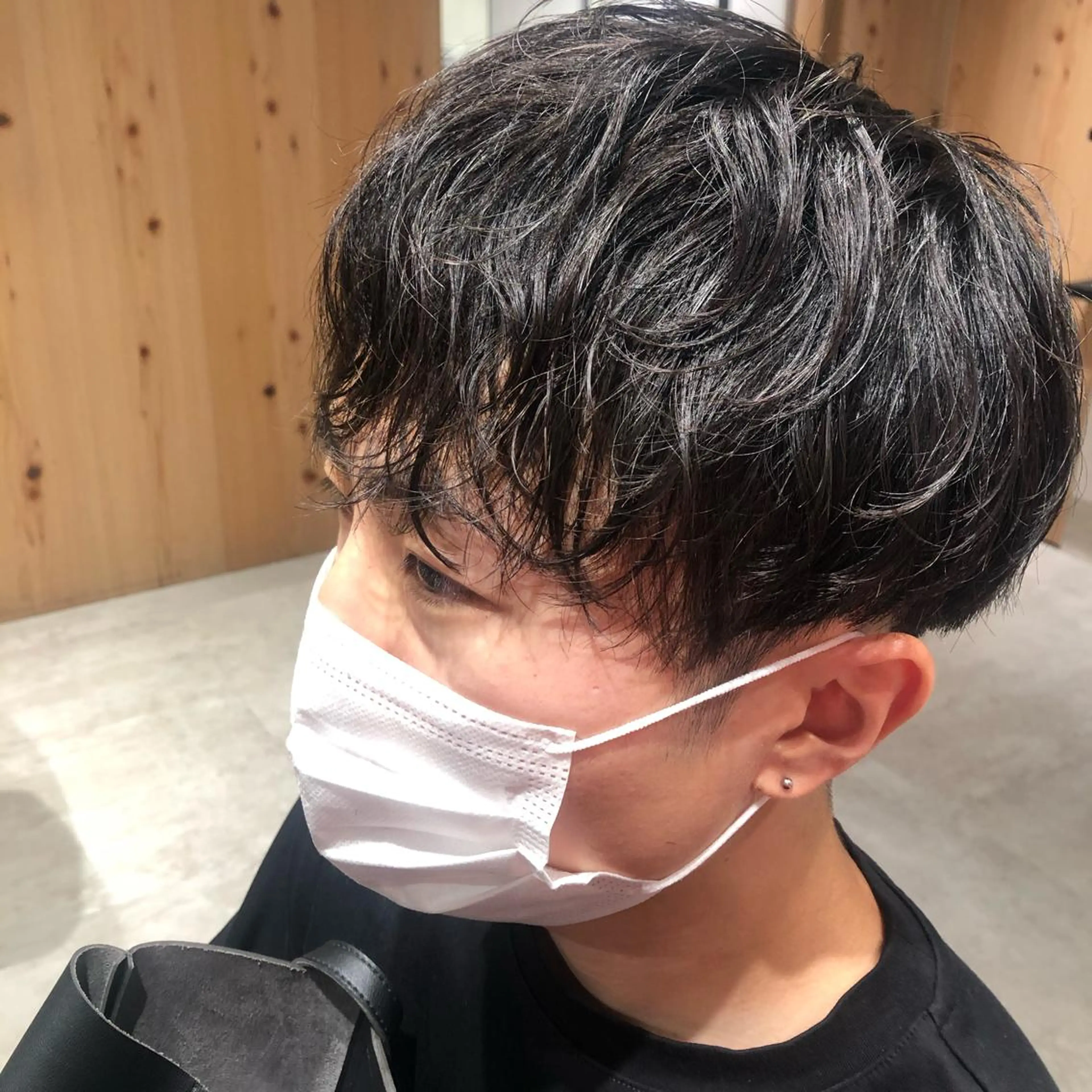 ショート カラー パーマ ヘアアレンジ メンズ パーソナルカラー合わ せたカラー🤍なつみのヘアスタイル