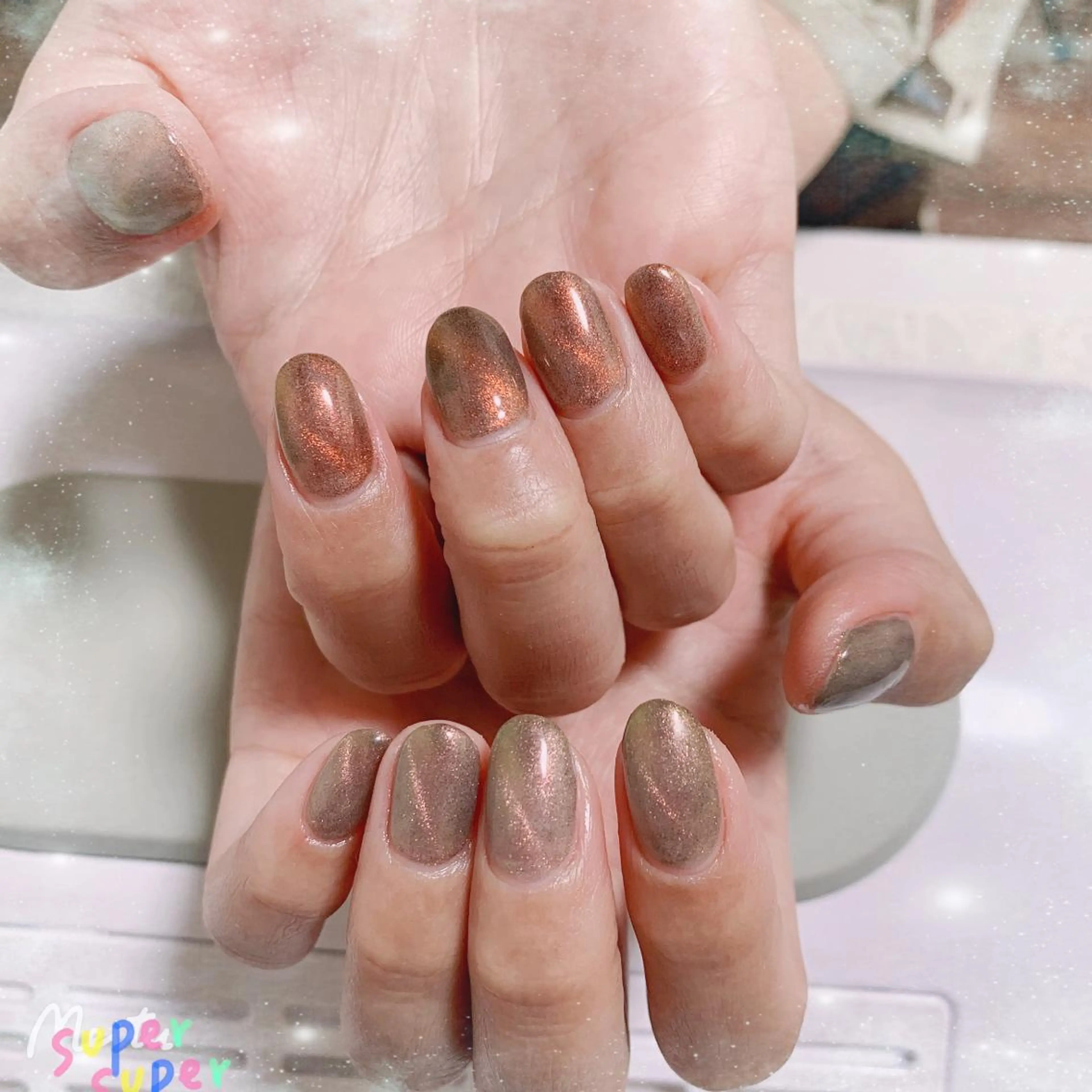 ネイル マグネットネイル 林 ✨syousyouのネイルデザイン