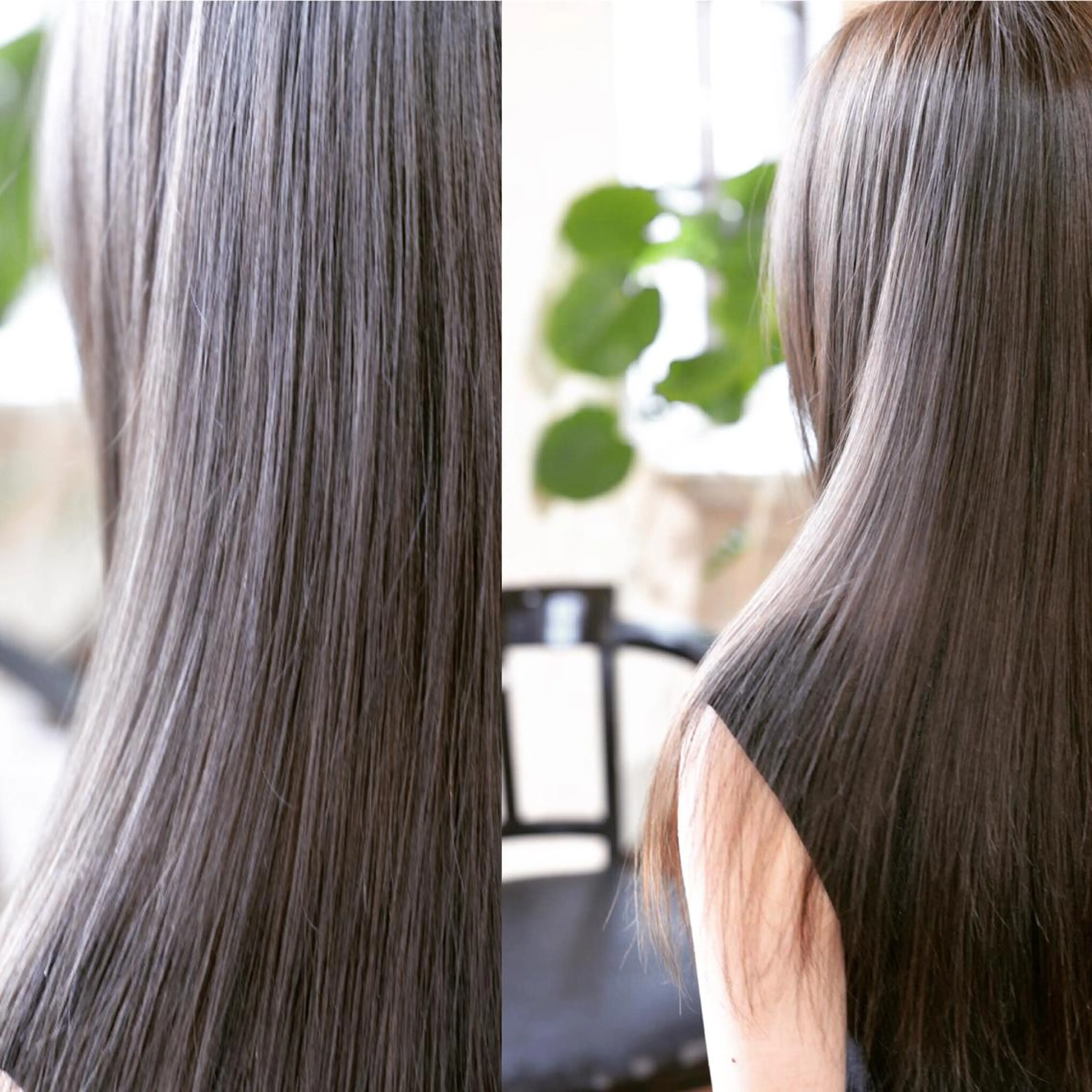 ロング カラー 透明感カラー グレージュ 大嶋 宏隆のヘアスタイル