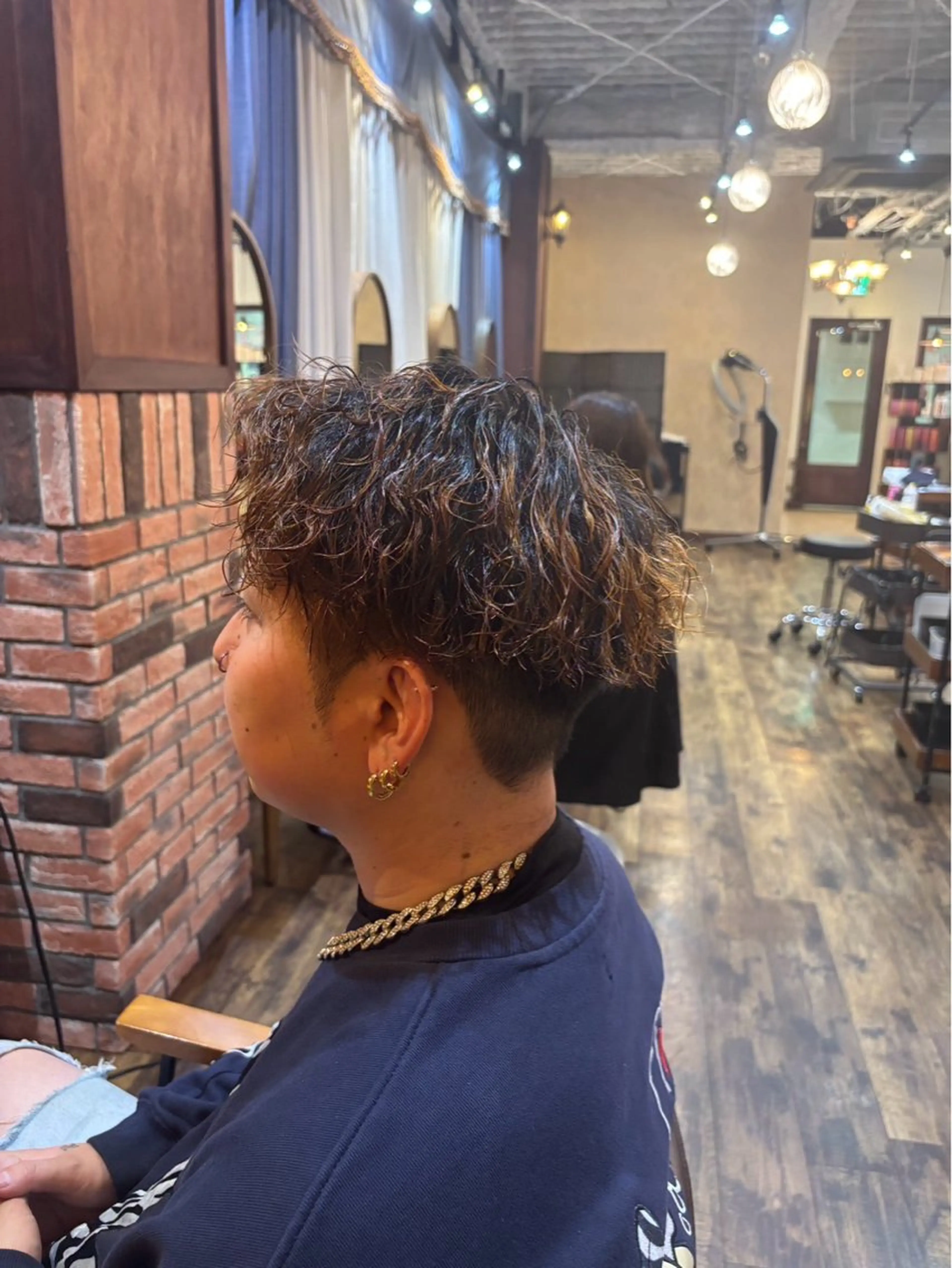 パーマ メンズ 菅野 涼 ARTS litaのヘアスタイル